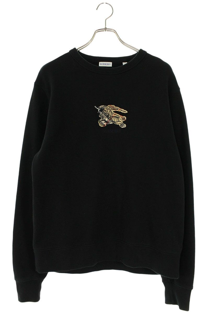 Burberry Ekd Crewneck Sweatshirt Black Size L, Men's