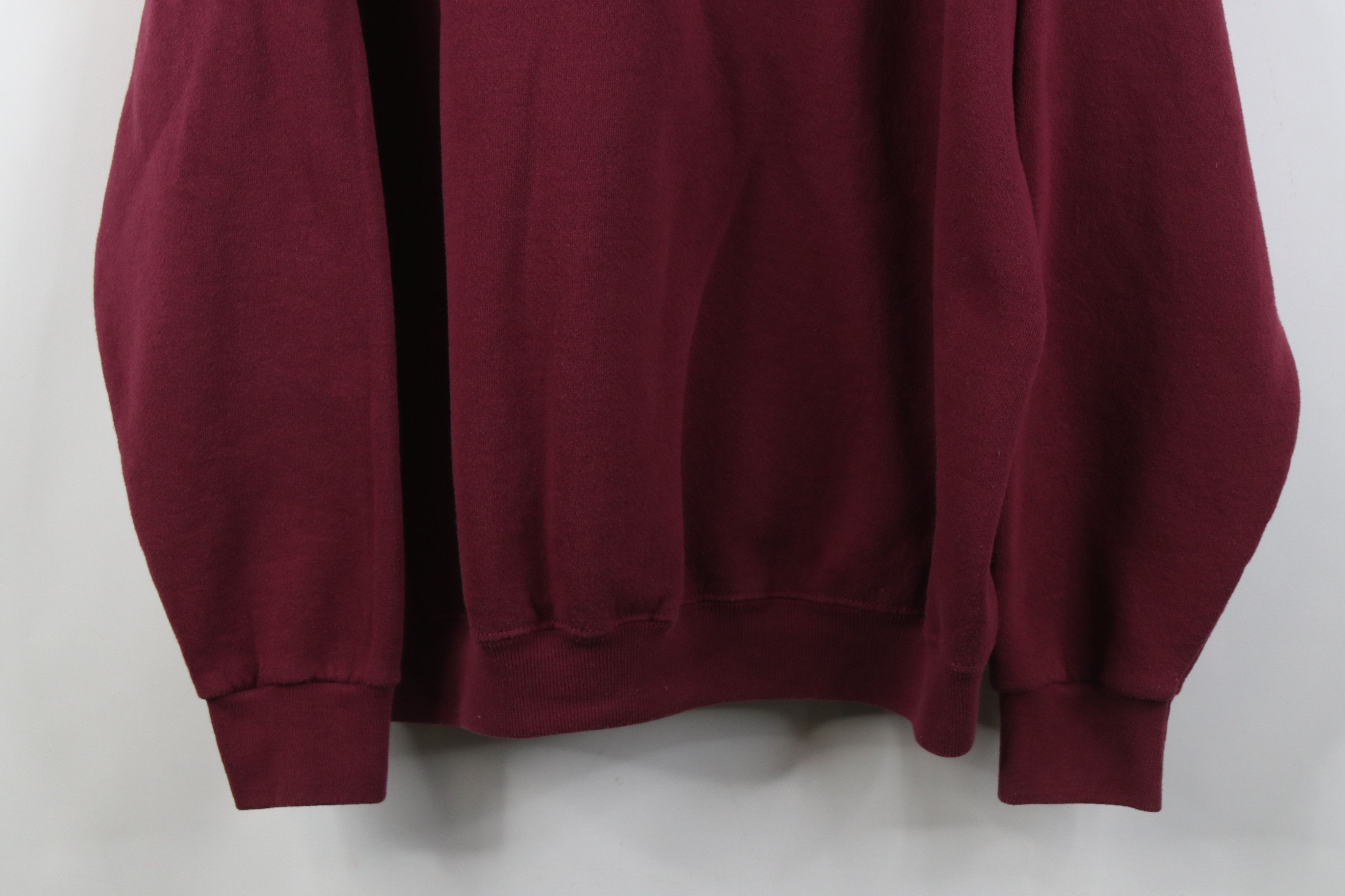 Vintage Vintage 90s USA Olympics Crewneck Sweatshirt Burgundy USA Size US XL / EU 56 / 4 - 3 Thumbnail