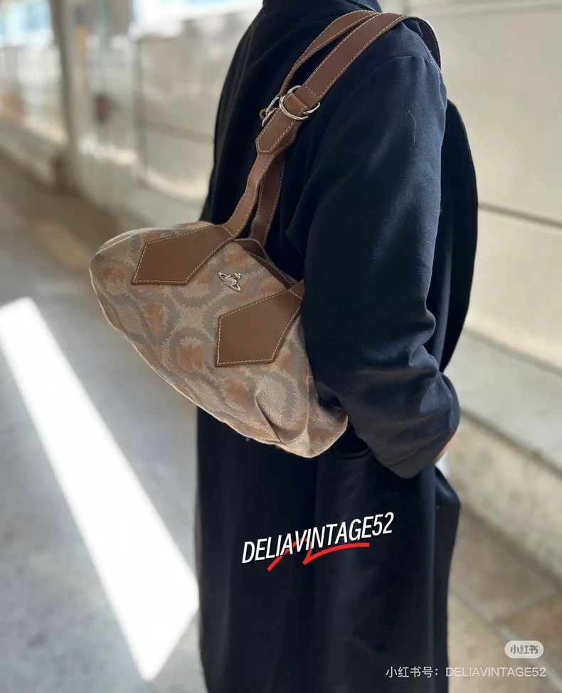 Vivienne Westwood Vivienne Westwood Champagne gold pirate wavy Boston bag Size ONE SIZE - 9 Thumbnail