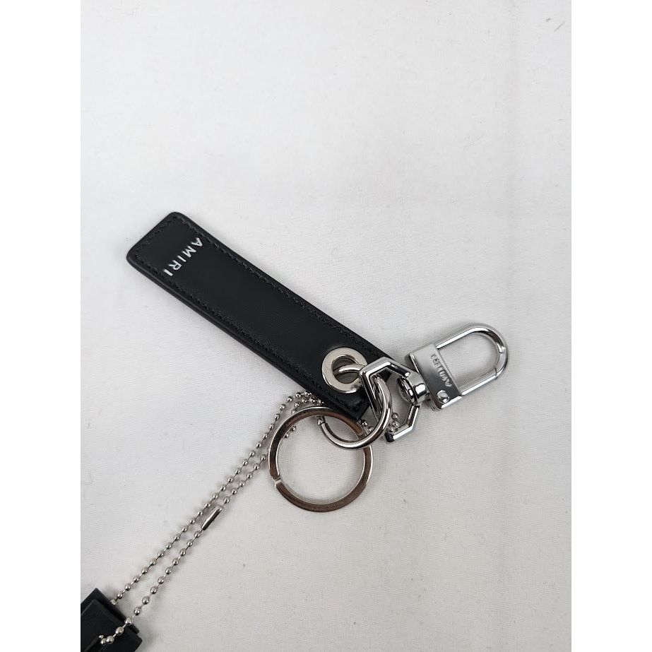 Amiri o1rshd1 Q:7 / Size: OS / Nappa Tag Keychain in Black Size ONE SIZE - 7 Thumbnail