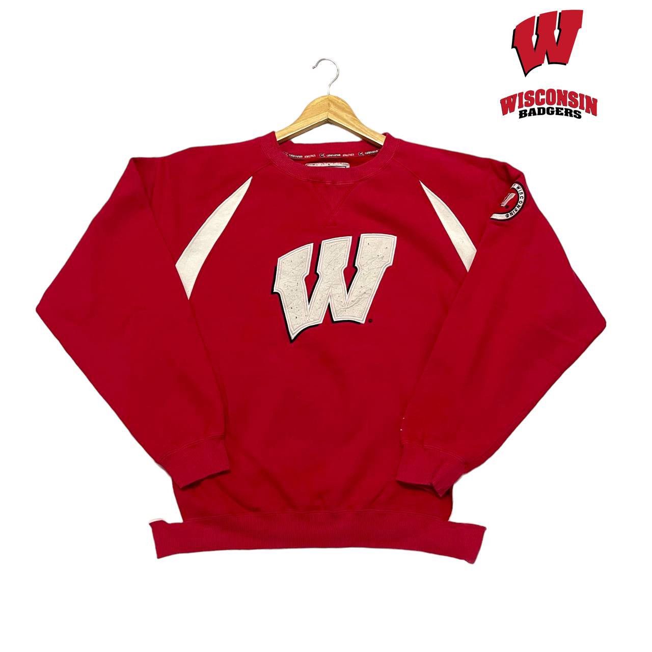 image of American College x Colosseum Athletics Colloseum Athletic Wisconsin University 'w' Logo Sweatshirt 