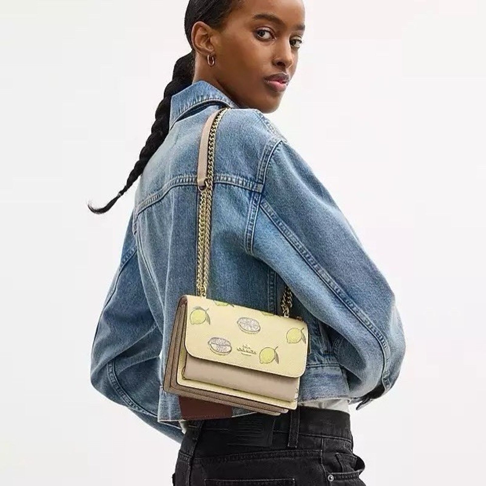Coach NWT Coach Mini Klare Crossbody Bag Lemon CAN24 Garden Glade Size ONE SIZE - 6 Thumbnail