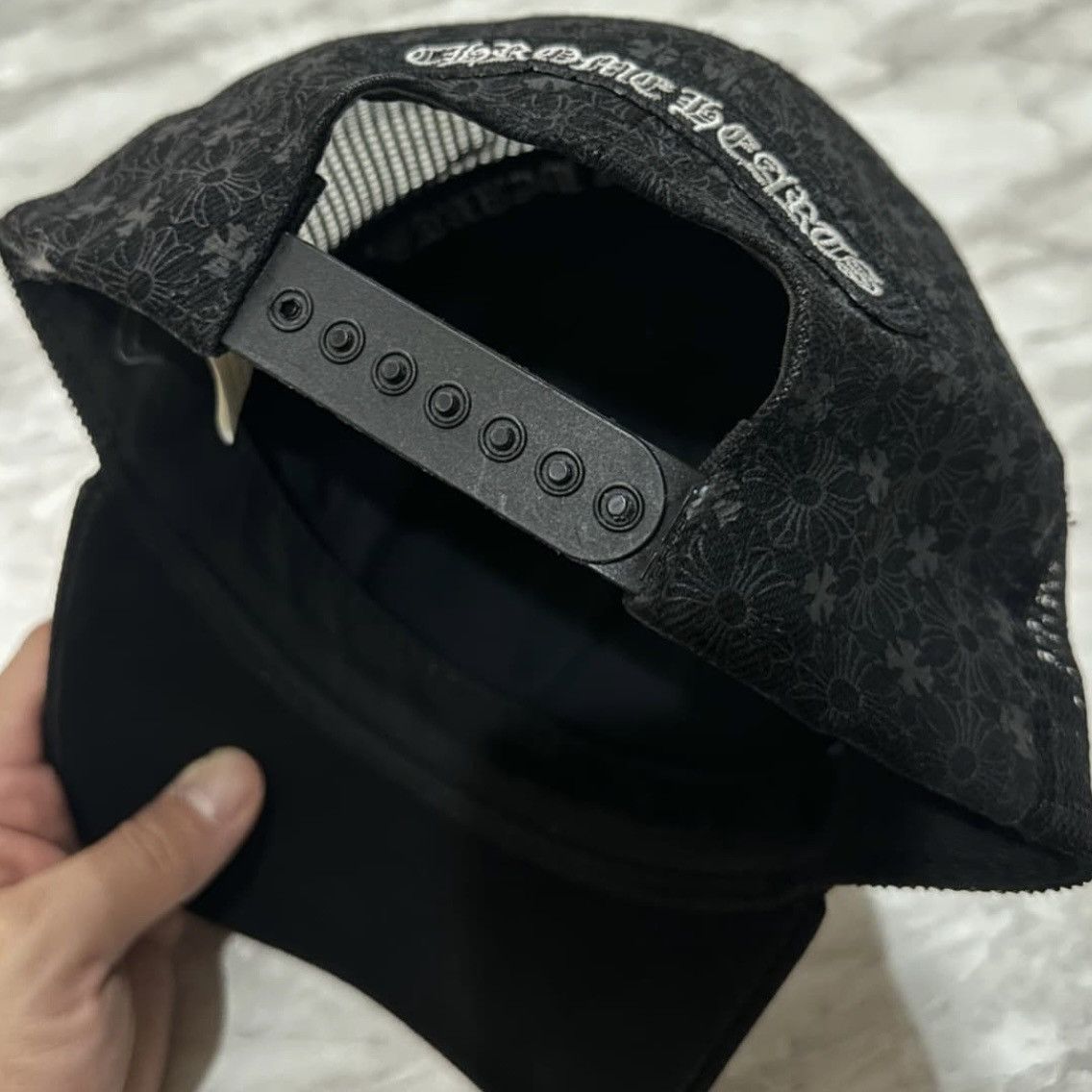 Chrome Hearts Chrome Hearts Shadow Cross Mesh Hat Size ONE SIZE - 4 Thumbnail