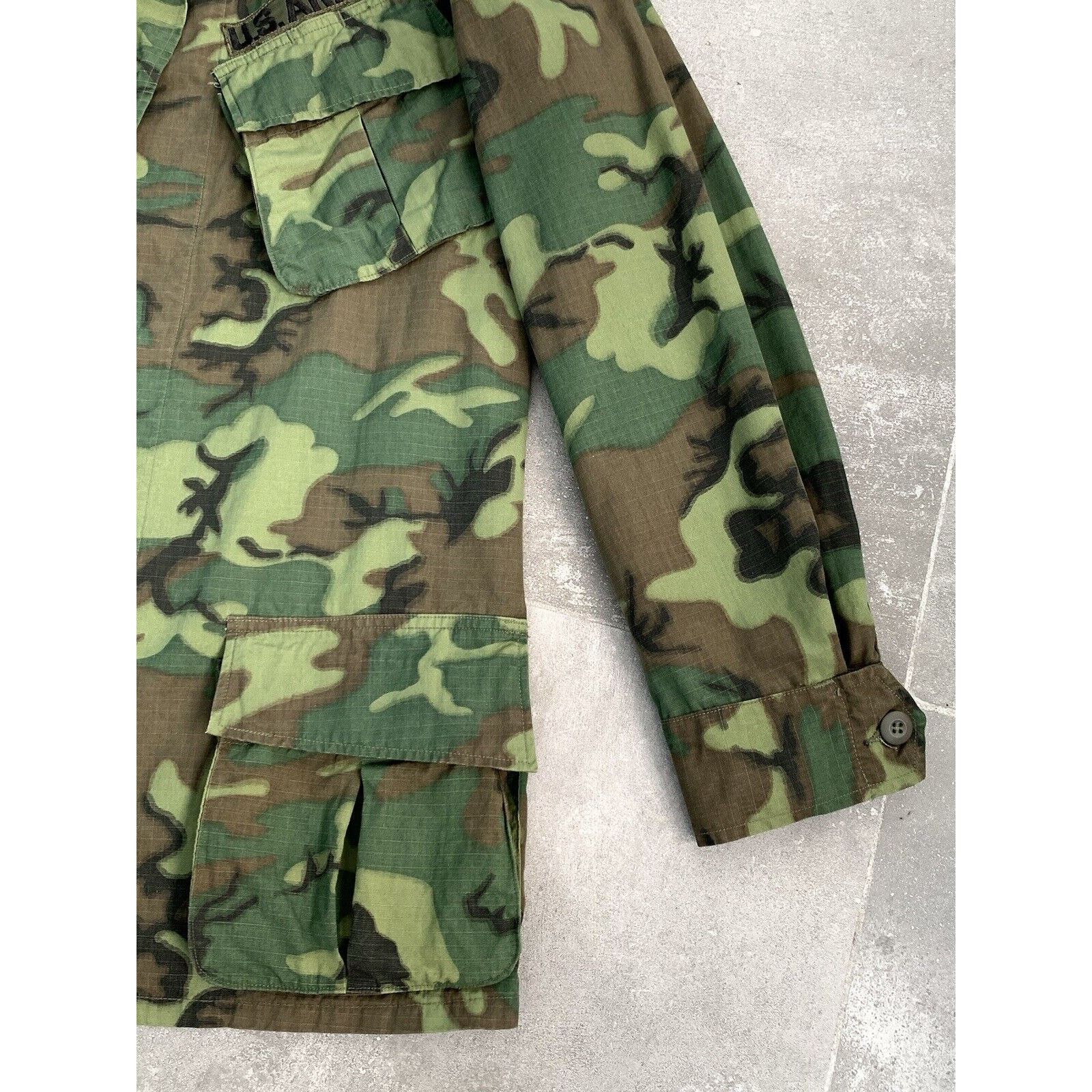 Vintage Mens US ARMY Ranger Airborne 75th Inf VIETNAM WAR Jacket M-L Size US L / EU 52-54 / 3 - 15 Thumbnail
