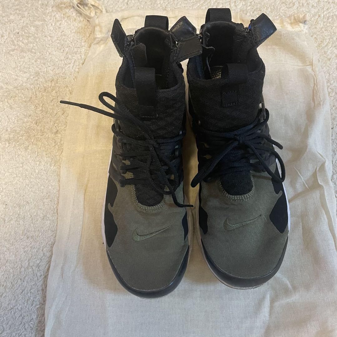 Acronym × Nike Acronym Nike Air Presto Mid Olive XXS Size US 8 / EU 41 - 4 Thumbnail