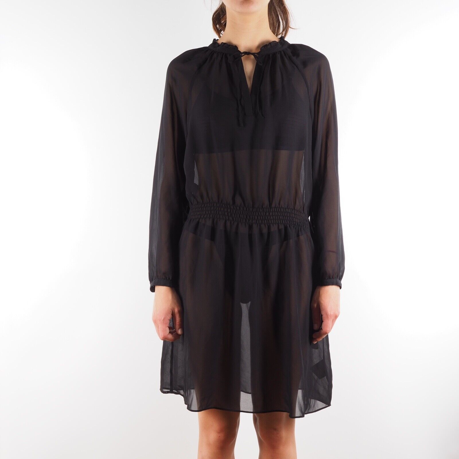 Ralph Lauren Ralph Lauren Peasant Sheer Top Tunic Kaftan Beach Dress Size M / US 6-8 / IT 42-44 - 2 Thumbnail