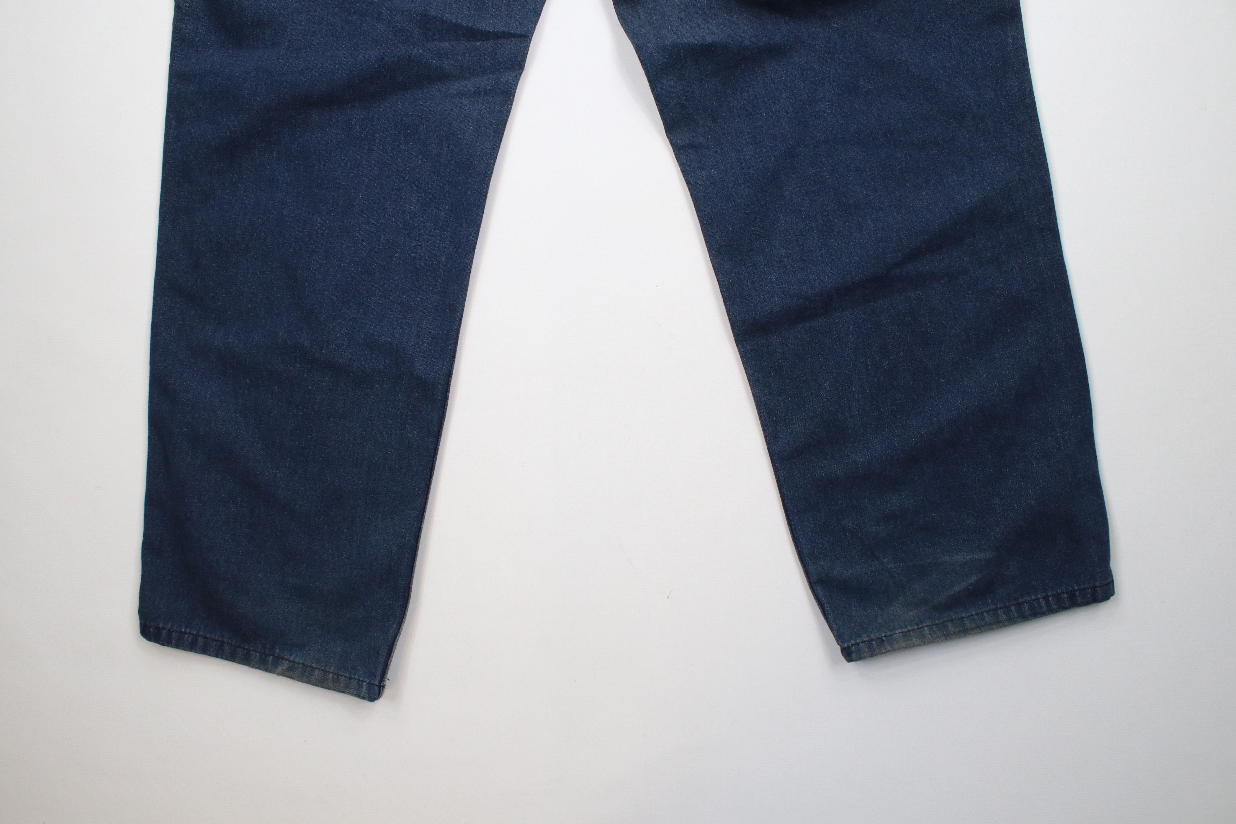 Vintage Vintage 90s Streetwear Wide Leg Dungaree Denim Jeans Blue Size US 40 / EU 56 - 13 Thumbnail