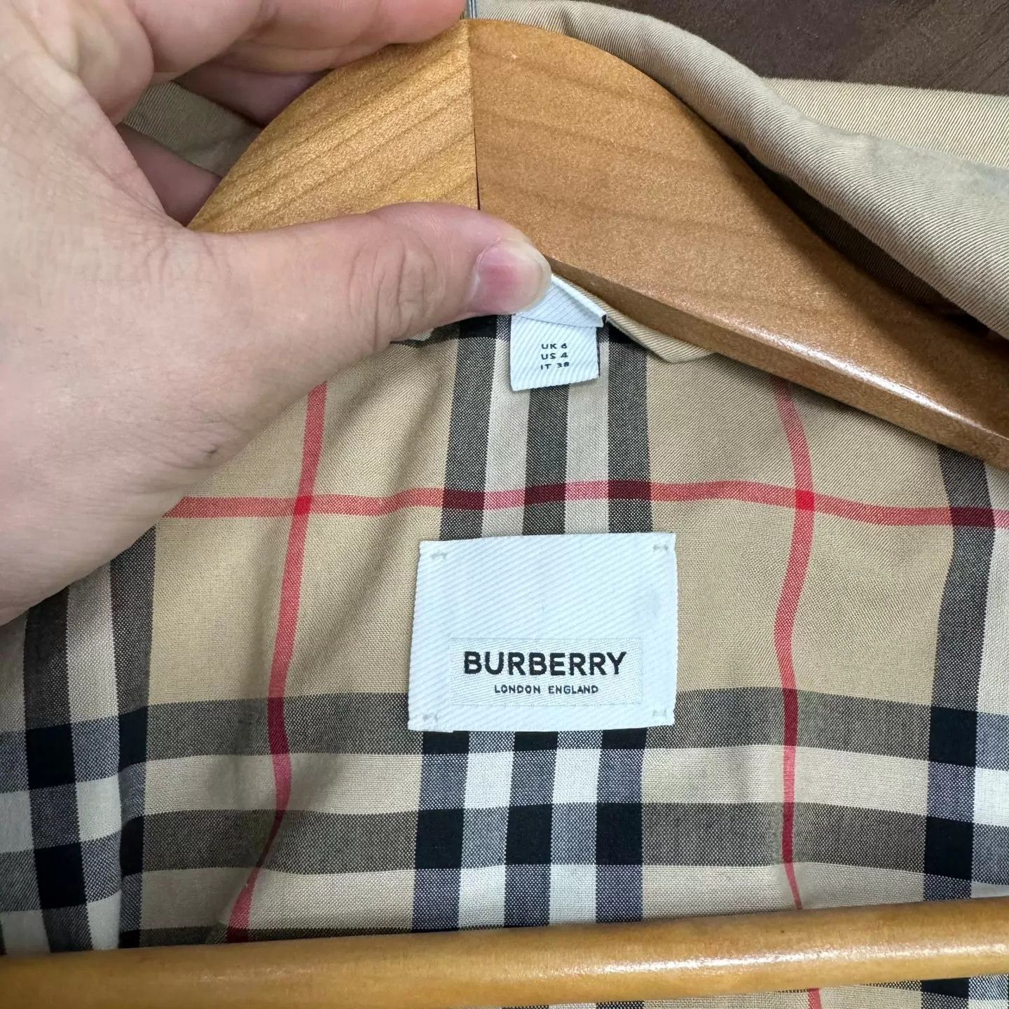 Burberry Burberry Khaki Stand Collar Cape Coat Size XS / US 0-2 / IT 36-38 - 6 Thumbnail