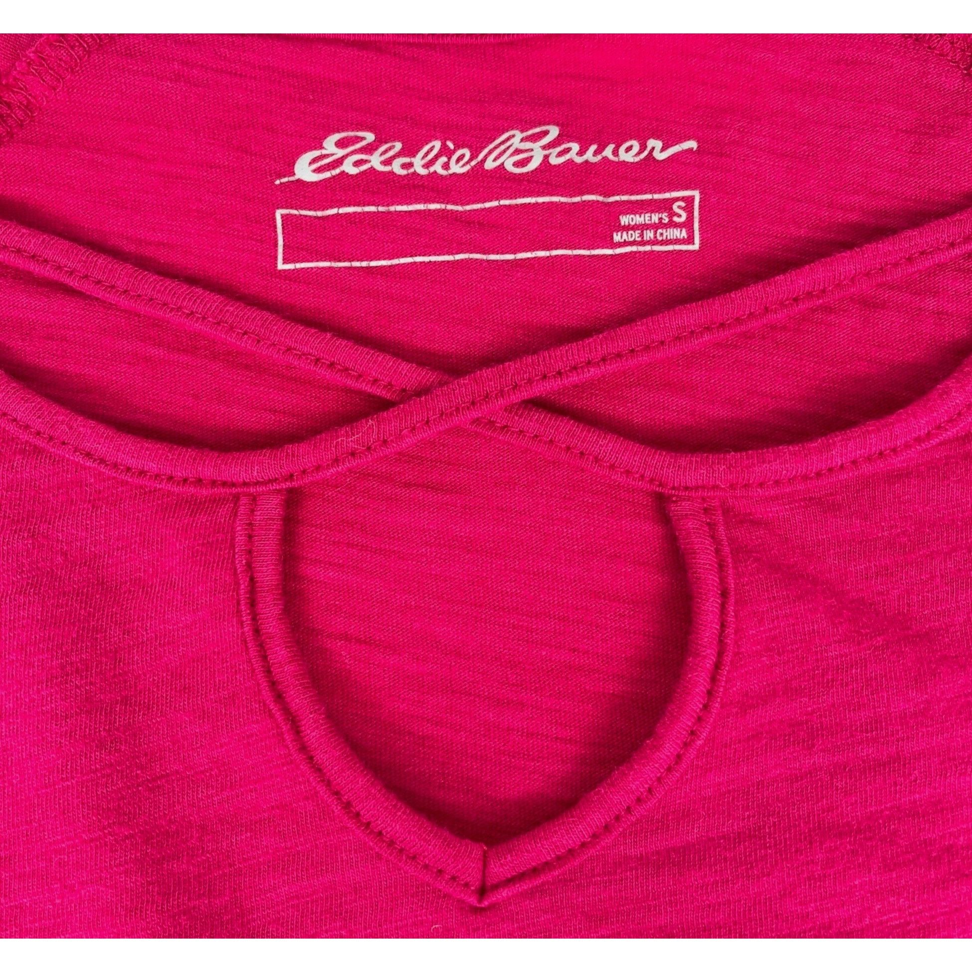 Eddie Bauer Eddie Bauer Women's 3/4-Sleeve Key-Hole Scoop-Neck Knit Top Size S / US 4 / IT 40 - 2 Thumbnail