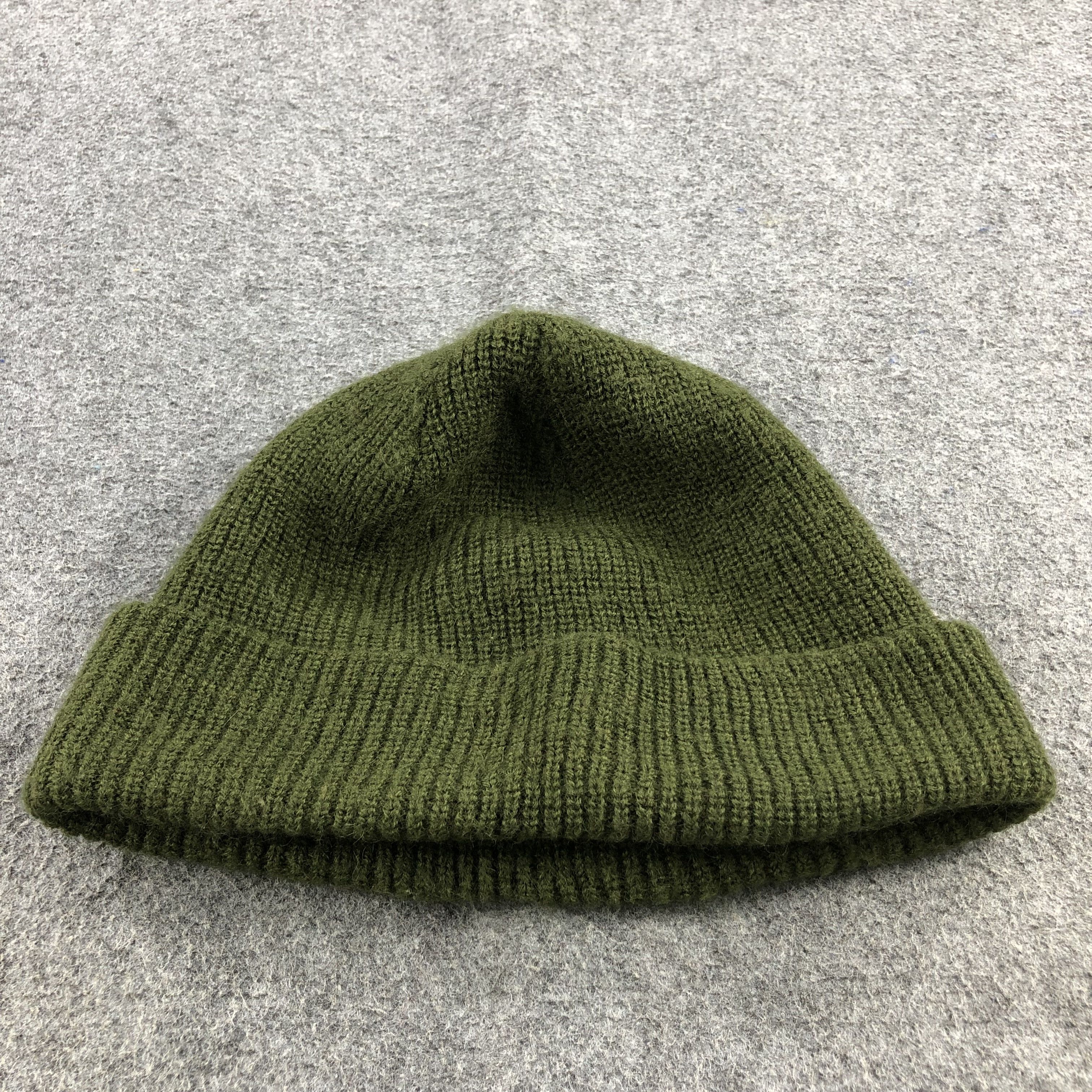 Vintage Unknown Green Fisherman Wool Beanie Snowcap Snow Hat B120 Size ONE SIZE - 3 Thumbnail