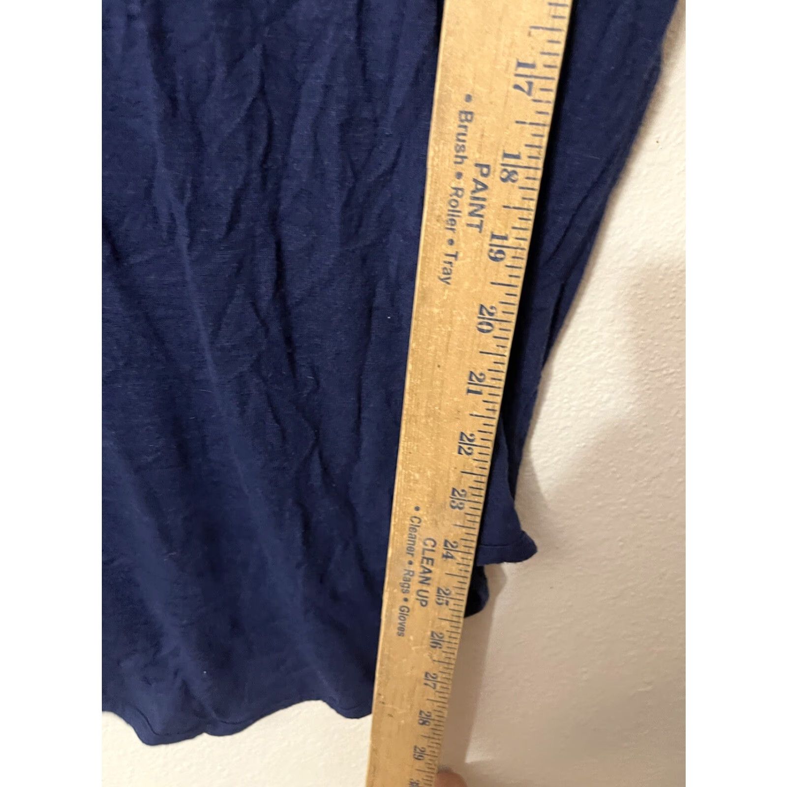 Express VINTAGE EXPRESS Women’s T-Shirt Small Blue Stretch Round Neck Casual Top Size S / US 4 / IT 40 - 4 Thumbnail