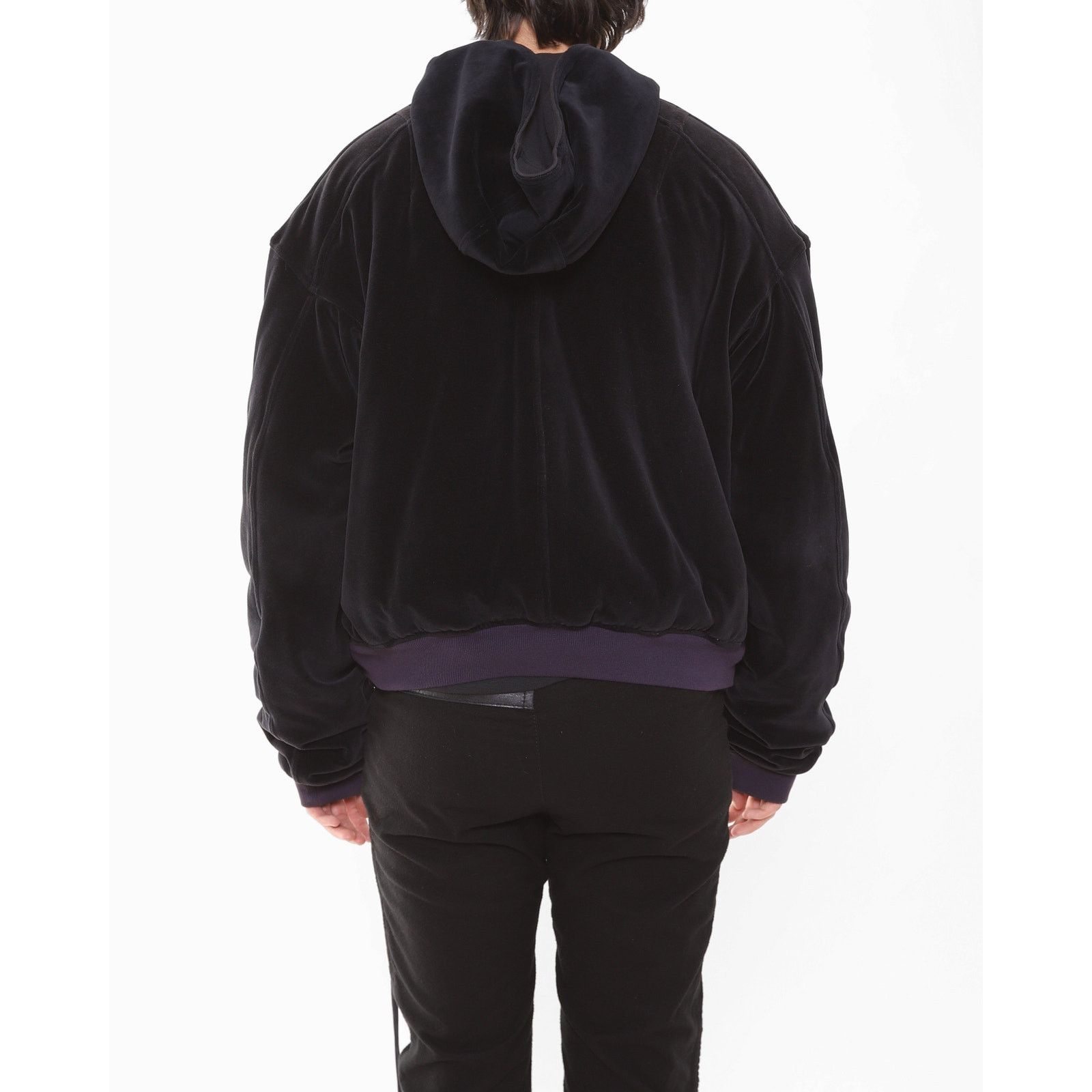 Haider Ackermann FW15 Oversized Perth Bomber in Black Velvet Size US S / EU 44-46 / 1 - 2 Thumbnail