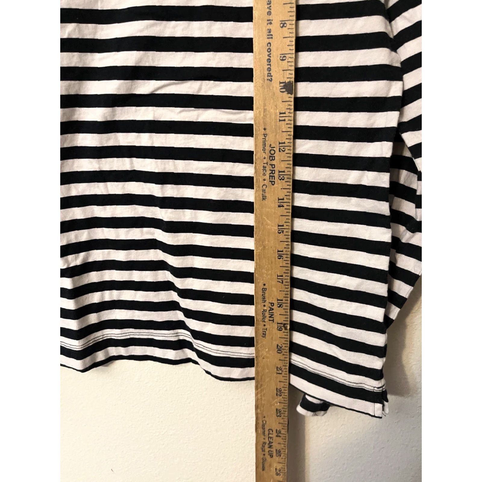 Loft Loft Black White Striped Heart Graphic Long Sleeve Top Women's XS Size XS / US 0-2 / IT 36-38 - 4 Thumbnail