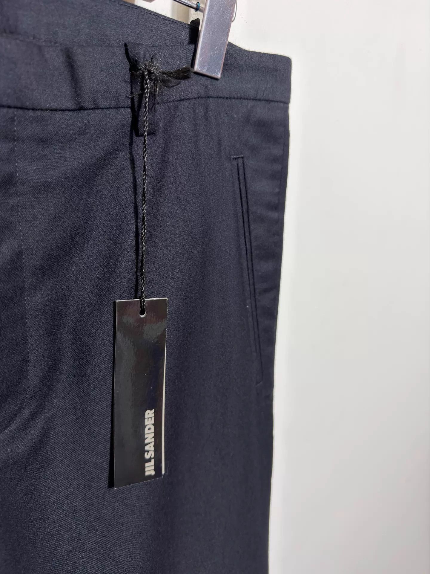 Jil Sander Jil Sander Black Slim Wool Trousers 48/54 Size US 32 / EU 48 - 3 Thumbnail