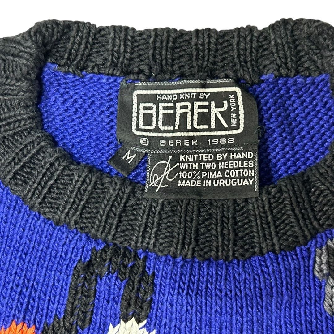 Other Vintage 1988 Berek Hand Knit Rare Victorian Era Bike Sweater Size M / US 6-8 / IT 42-44 - 4 Thumbnail