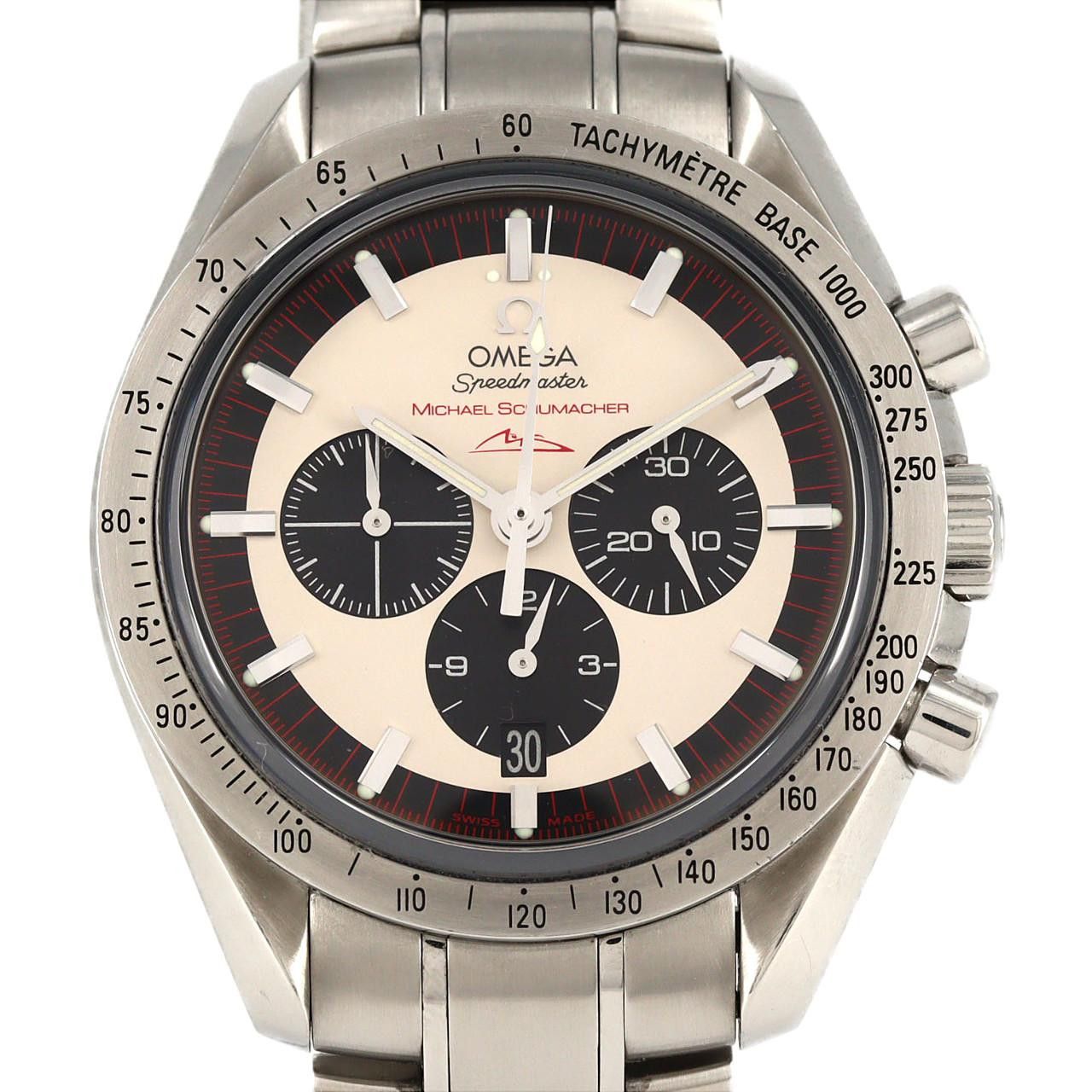 Omega Omega Omega Speedmaster Schumacher Special Edition Stainless Steel Automatic Metal Automatic 3853.32 DUTY FREE for USA Size ONE SIZE - 1 Thumbnail