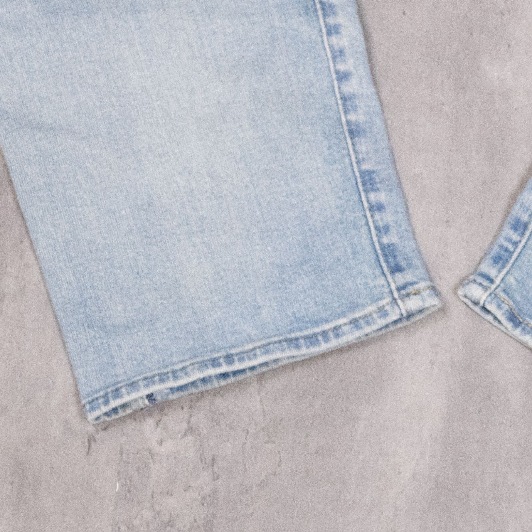 Levi's Levis 501 Straight Legged Distressed Midwash Denim Pant’s Size US 34 / EU 50 - 15 Thumbnail