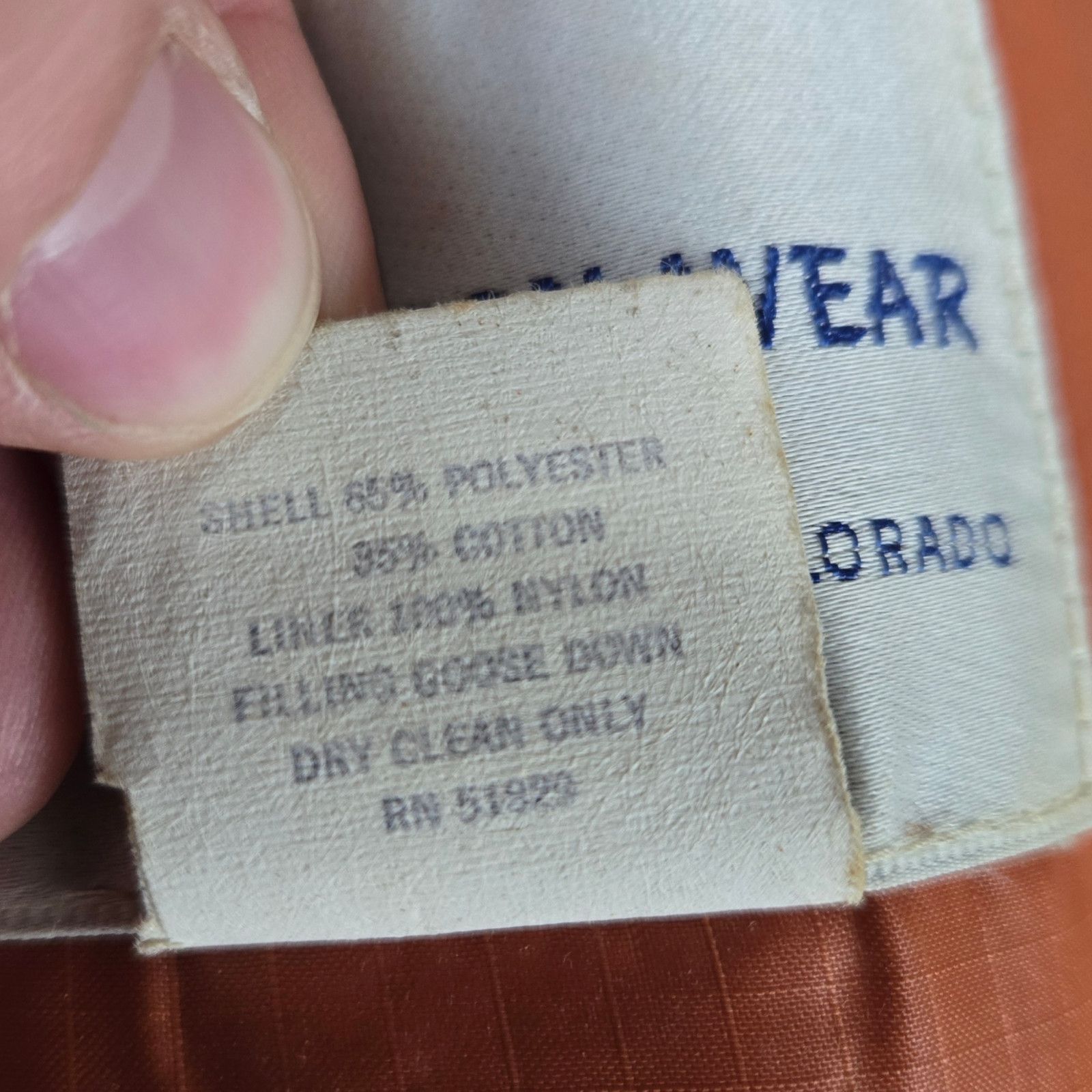 Vintage 70s Tan Goose Down USA Made Puffer Jacket Size Large Size US L / EU 52-54 / 3 - 10 Thumbnail