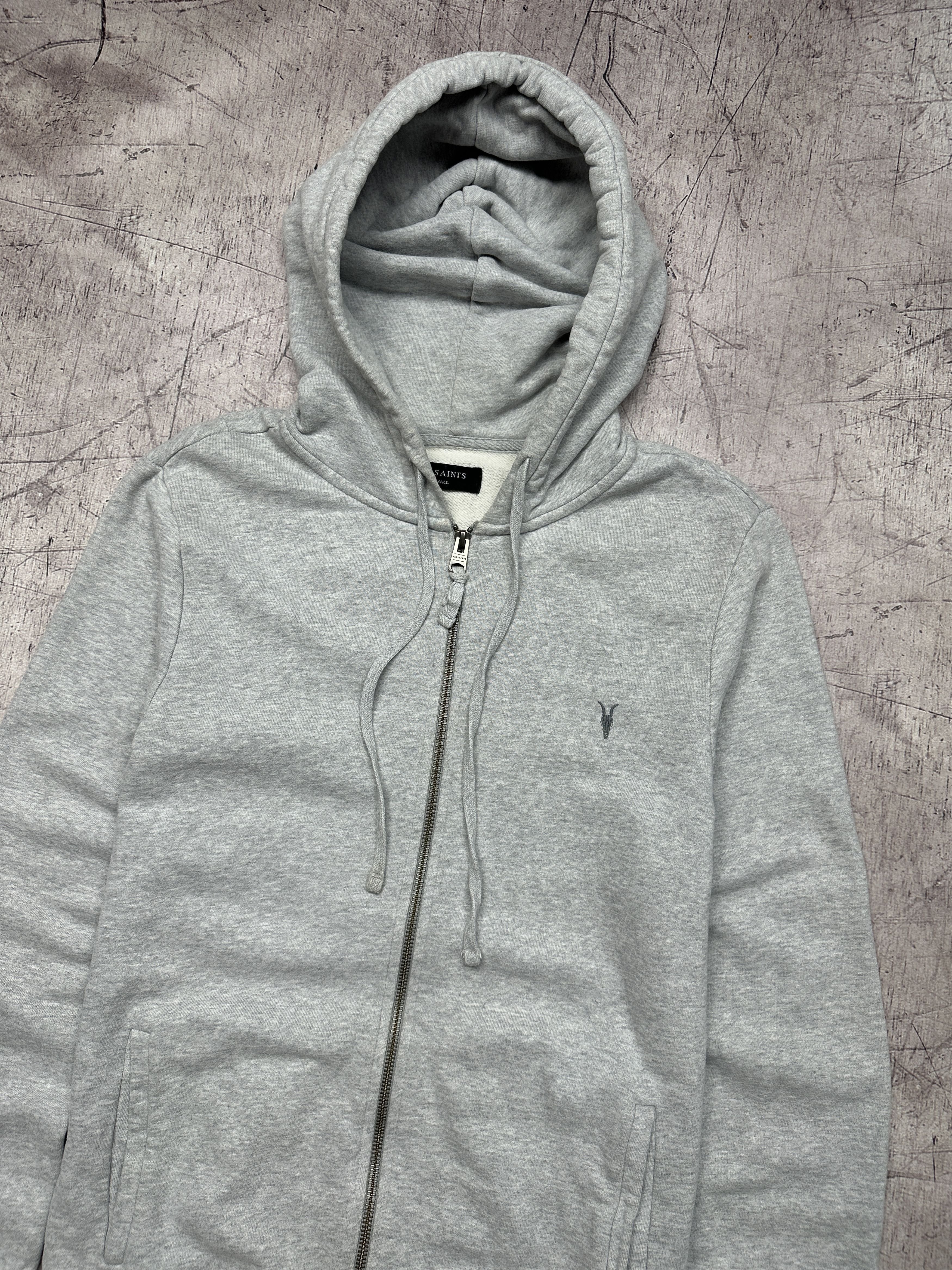 Allsaints Allsaints Mens Raven Full Zip Hoodie Size US S / EU 44-46 / 1 - 2 Thumbnail