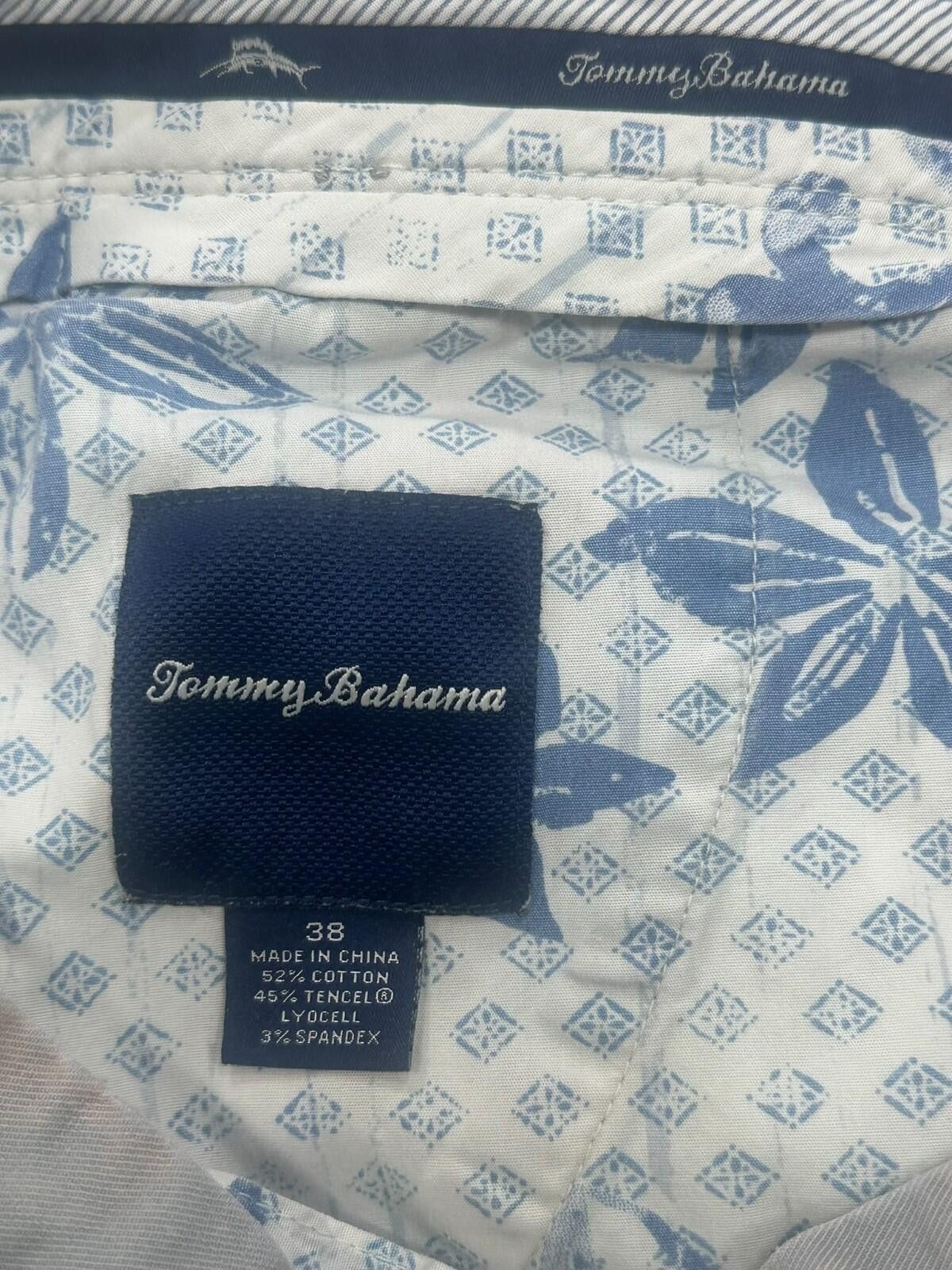 Tommy Bahama Tommy Bahama Flat Stone Washed Chino Shorts Blue Mens 38 Size US 38 / EU 54 - 8 Thumbnail