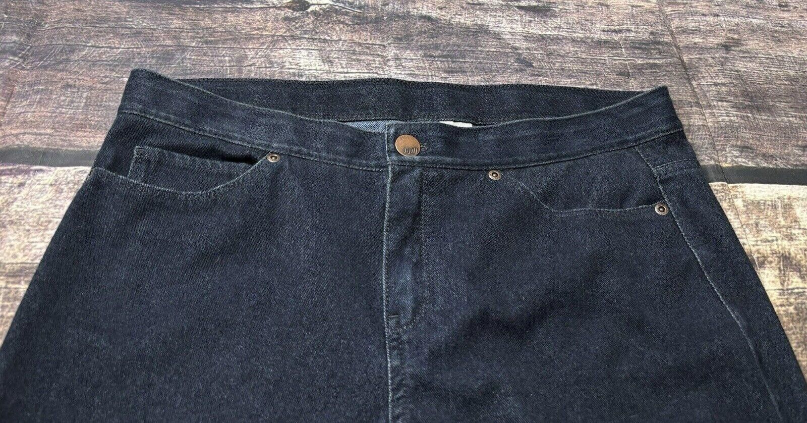 Other J. Jill Denim Leggings Women's 10 Blue Mid Rise Blue Cropped Size 32" / US 10 / IT 46 - 6 Thumbnail