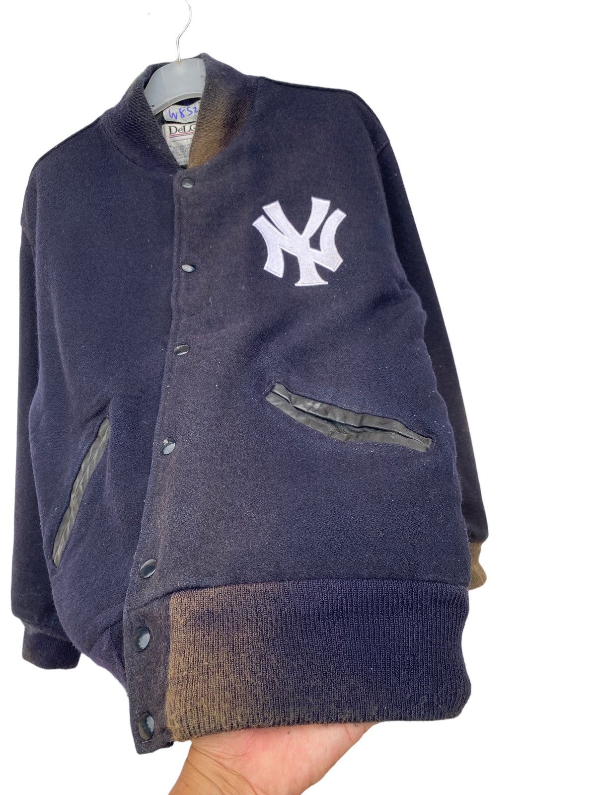 MLB Vintage Sun Faded New York Yankees Varsity Jacket Size US M / EU 48-50 / 2 - 3 Thumbnail