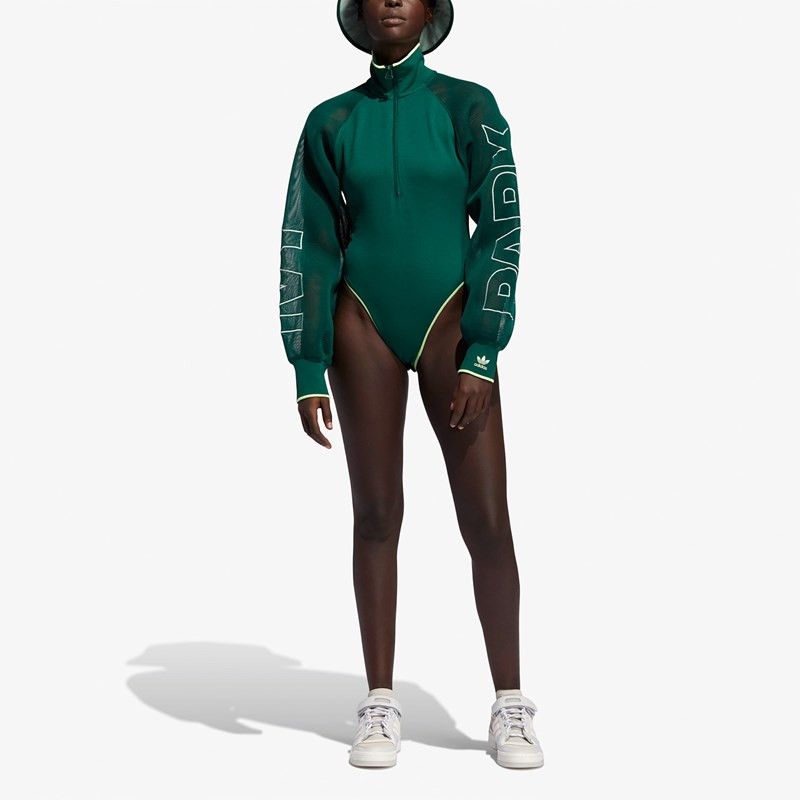 Adidas Beyonce Ivy Park NWT Adidas x Ivy Park Mesh Bodysuit Green S size Grailed