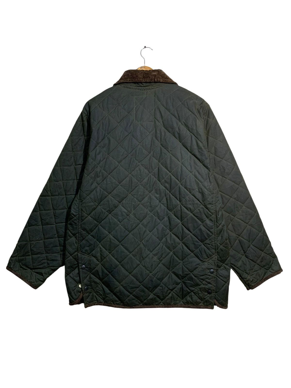 Barbour 🔥OXFORD BLUE WAXED QUILTED JACKETS ENGLAND Size US M / EU 48-50 / 2 - 9 Thumbnail