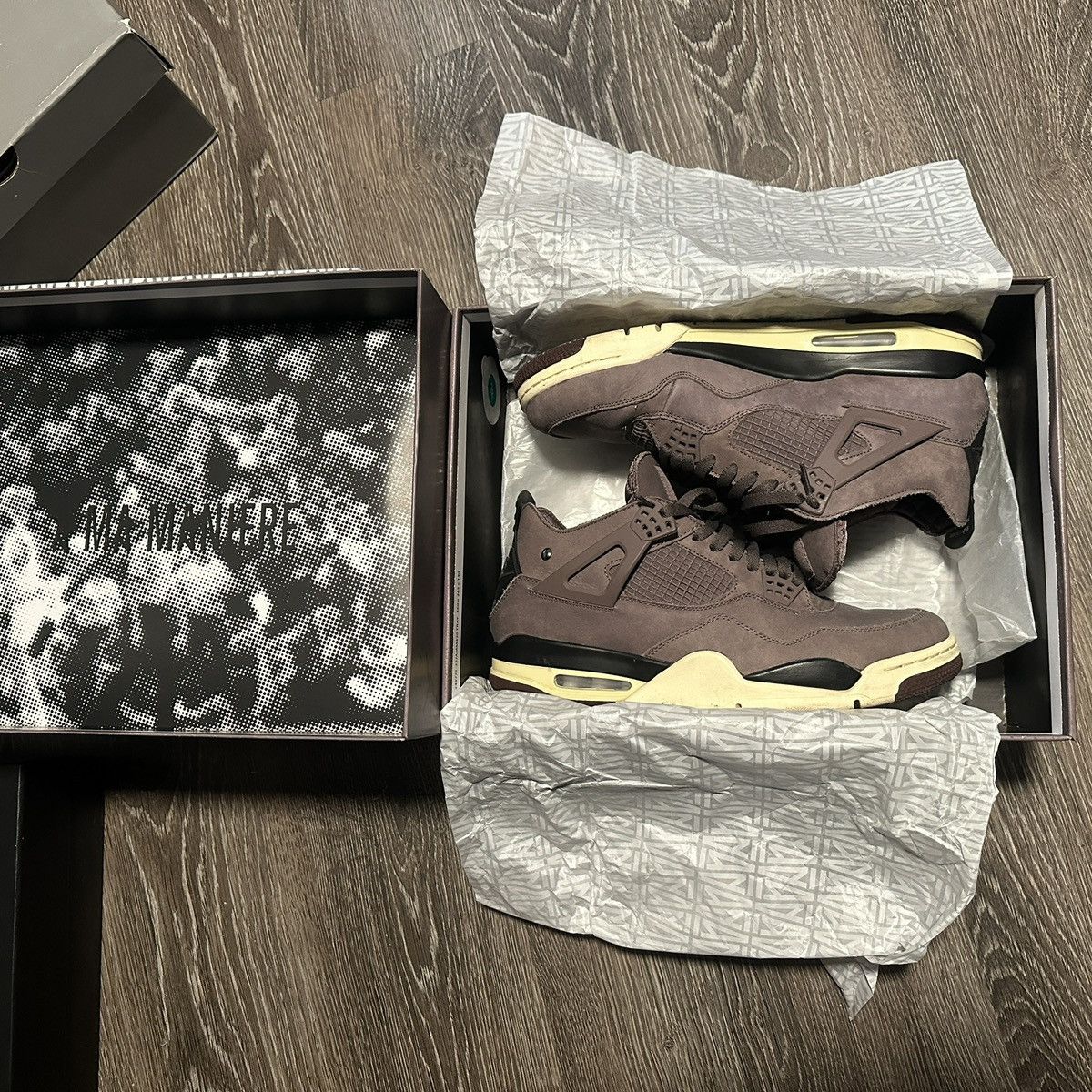 A Ma Maniere × Jordan Brand Jordan 4 A Ma Maniere Violet Ore Size US 12 / EU 45 - 1 Thumbnail