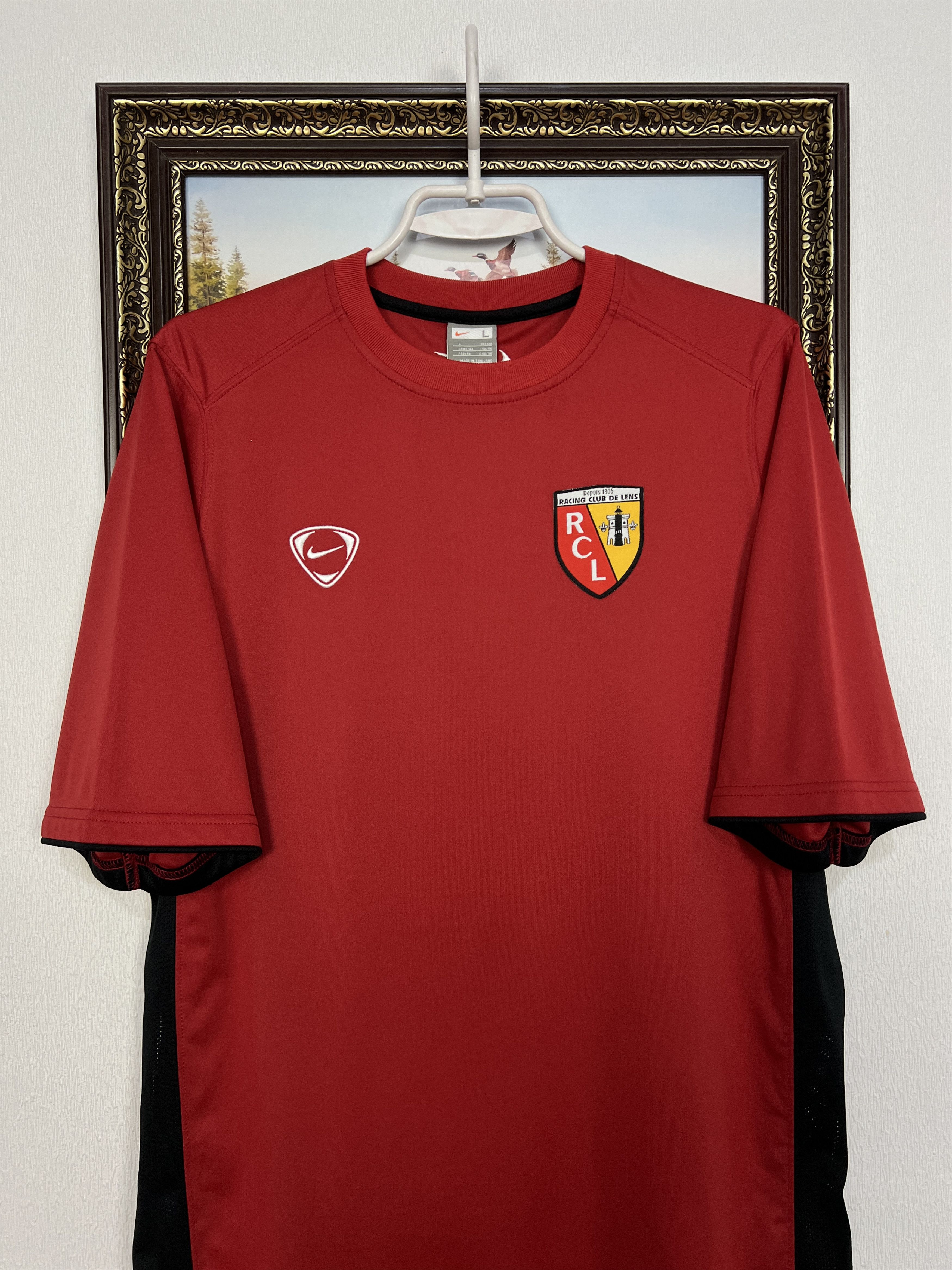 Nike Vintage Nike Lens Football Train Shirt Soccer Jersey Trikot Size US L / EU 52-54 / 3 - 2 Thumbnail