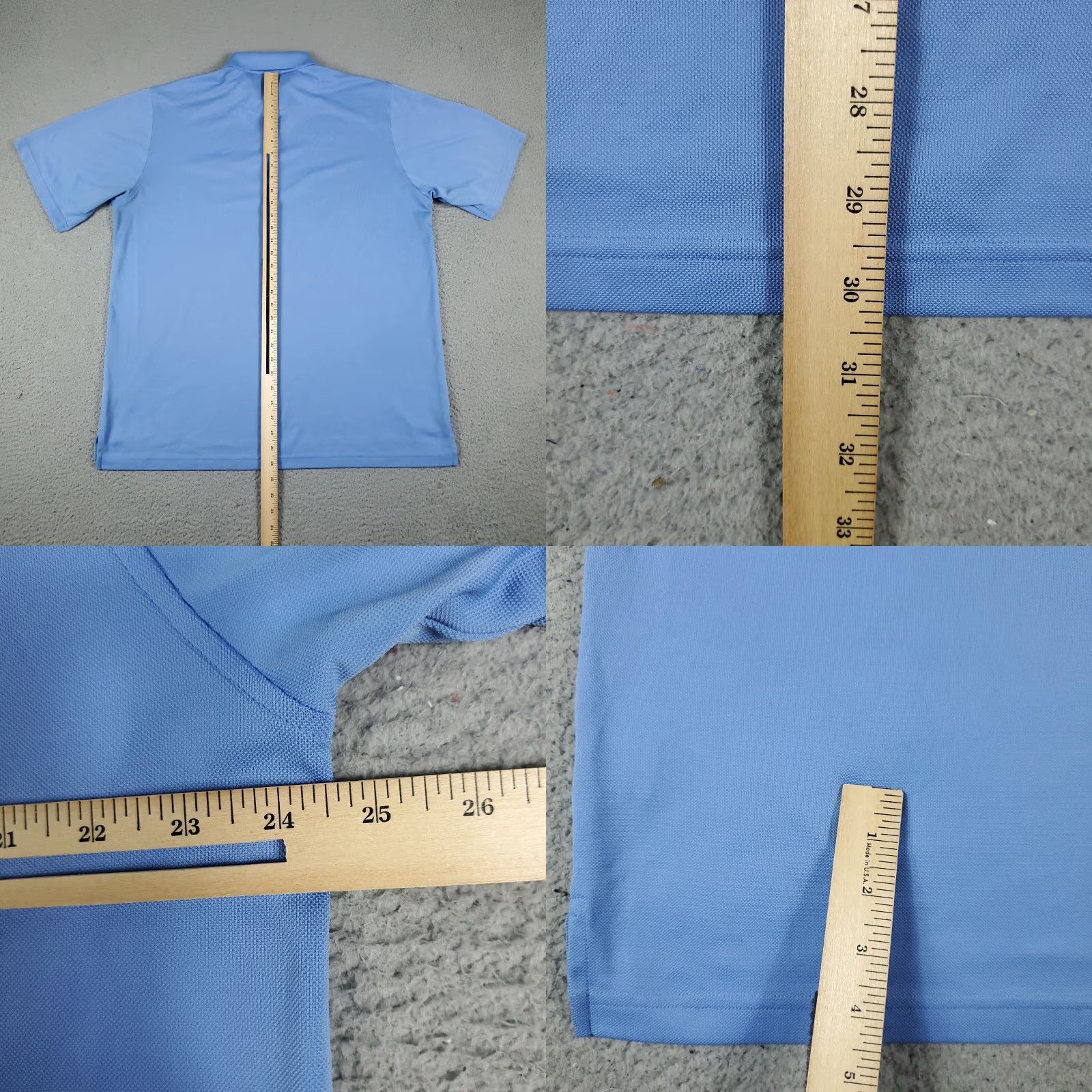 Vintage Donald Ross Polo Shirt Mens Large Blue Golf Casual Short Sleeve Polo Shirt Mens Large Blue Golf Casual Short Sleeve ** Size US L / EU 52-54 / 3 - 8 Thumbnail