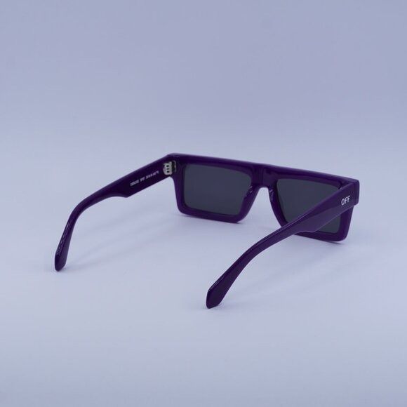 Off-White Off-White OERI13Z CHANDLER 3707 Sunglasses Purple Square Size ONE SIZE - 10 Thumbnail