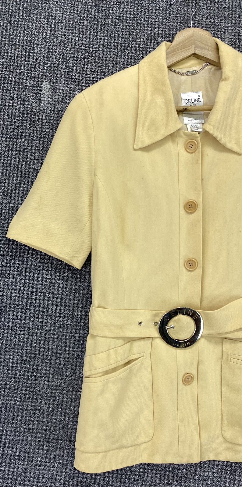 Celine Vintage Celine Paris Shirts Button Up Flannel Size M / US 6-8 / IT 42-44 - 3 Thumbnail