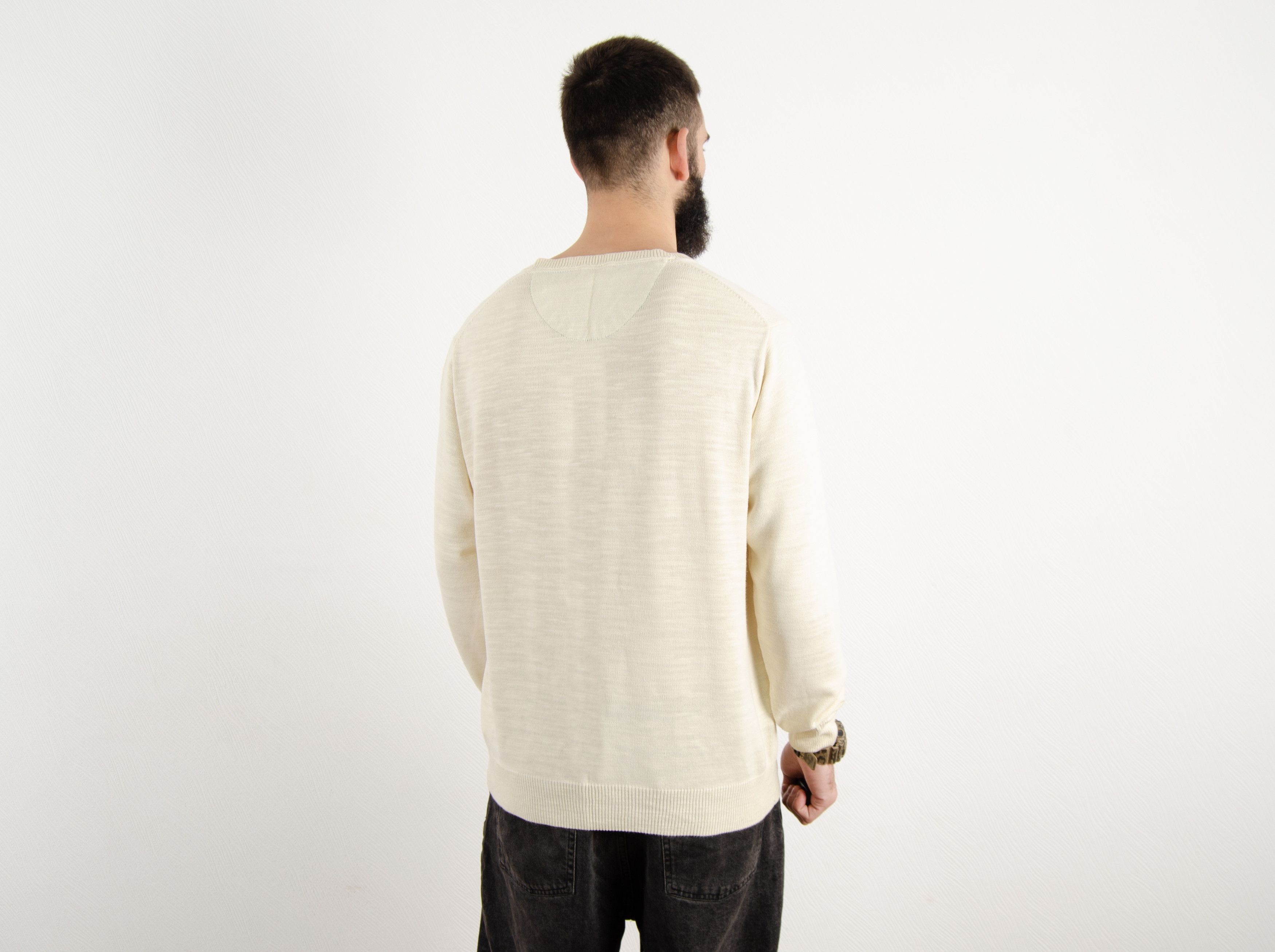 Gant Gant USA Big Logo Cream Sweater Pullover Size US L / EU 52-54 / 3 - 2 Thumbnail