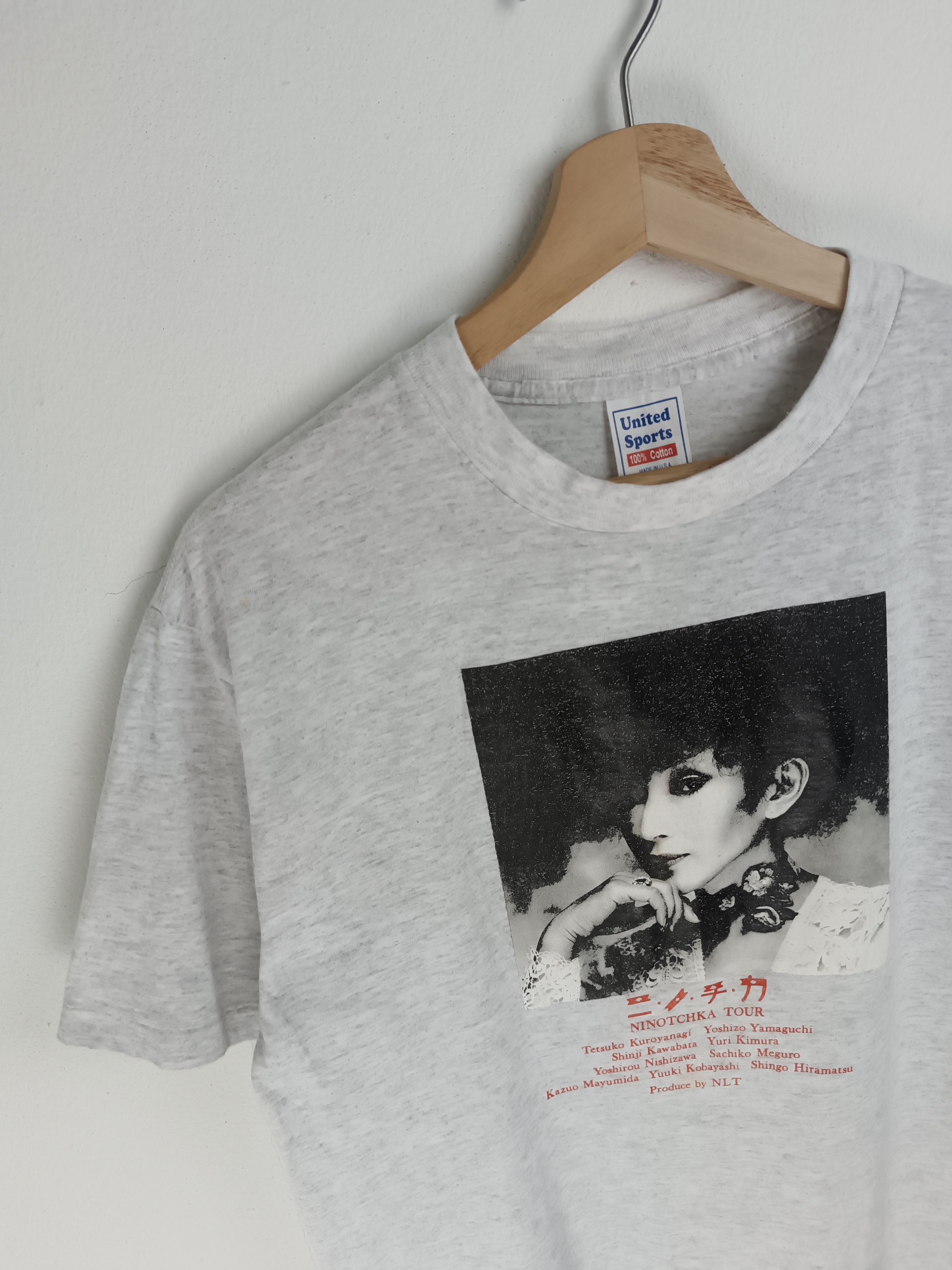 Vintage VINTAGE 90'S NINOTCHKA TOUR TETSUKO MOVIE 80'S VERY RARE TEE Size US M / EU 48-50 / 2 - 5 Thumbnail