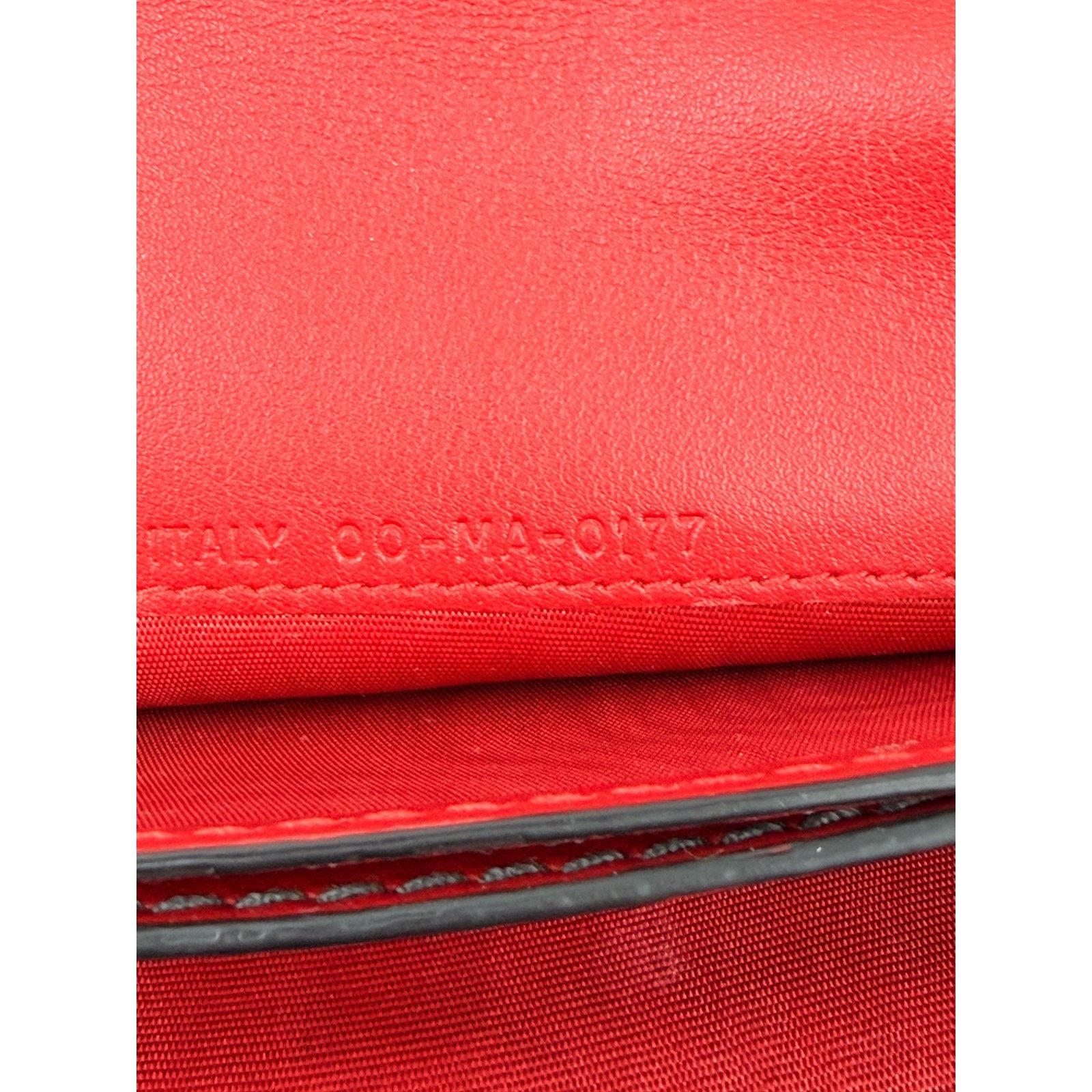 Dior Dior Dioramour Red Clutch with Chained Wristlet Size ONE SIZE - 7 Thumbnail