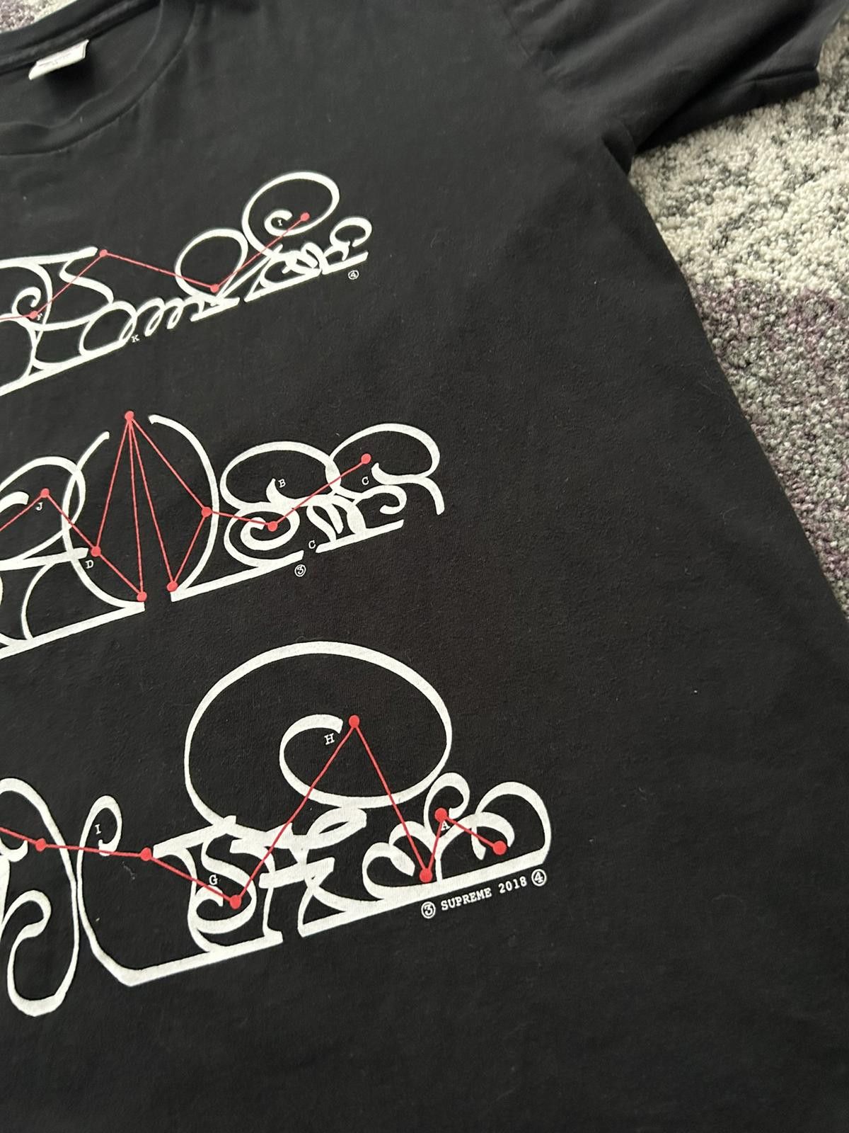 Supreme Supreme System Tee FW18 Size US M / EU 48-50 / 2 - 4 Thumbnail