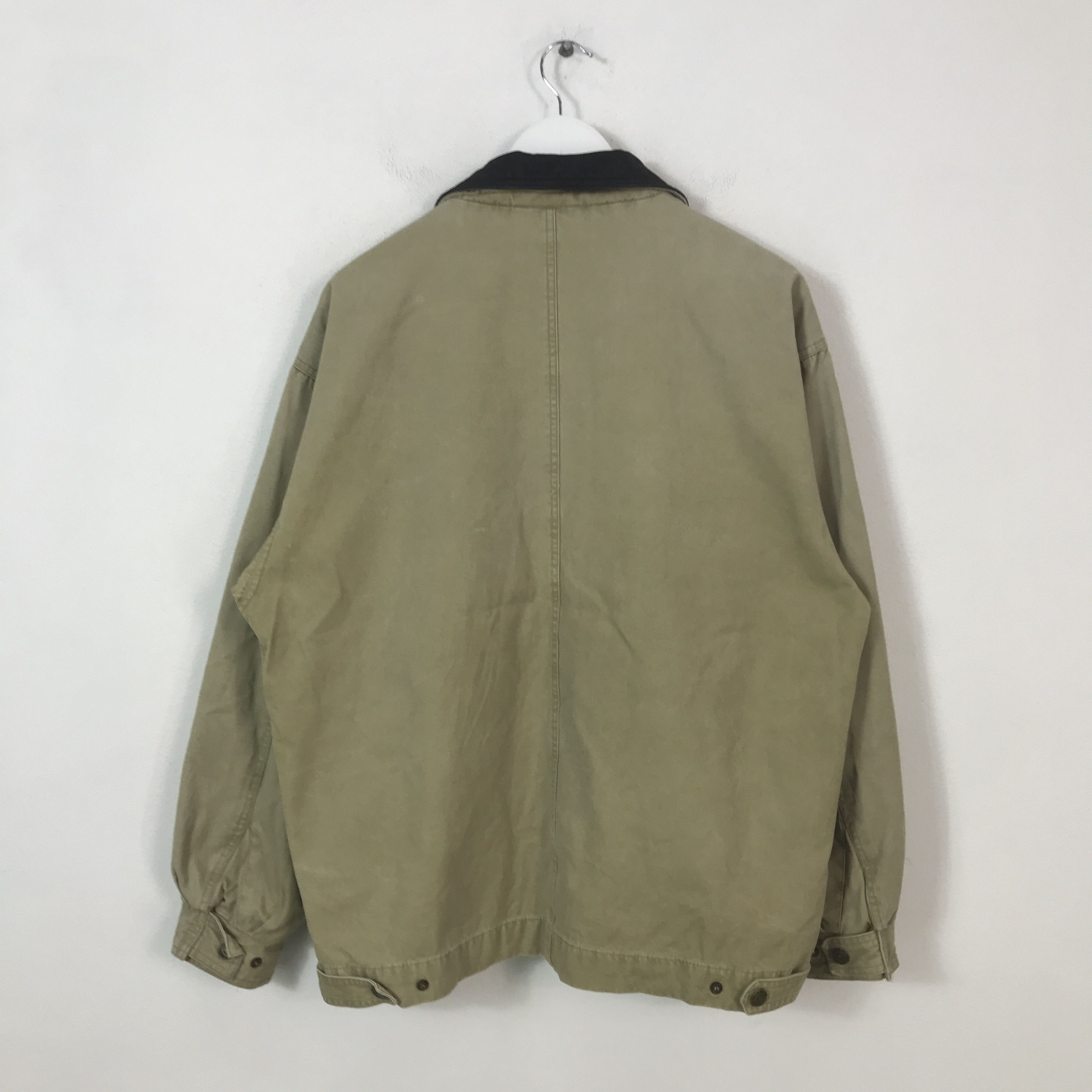 Camel Vintage Camel collection Leather Collar Brown jacket K67B6 Size US L / EU 52-54 / 3 - 3 Thumbnail