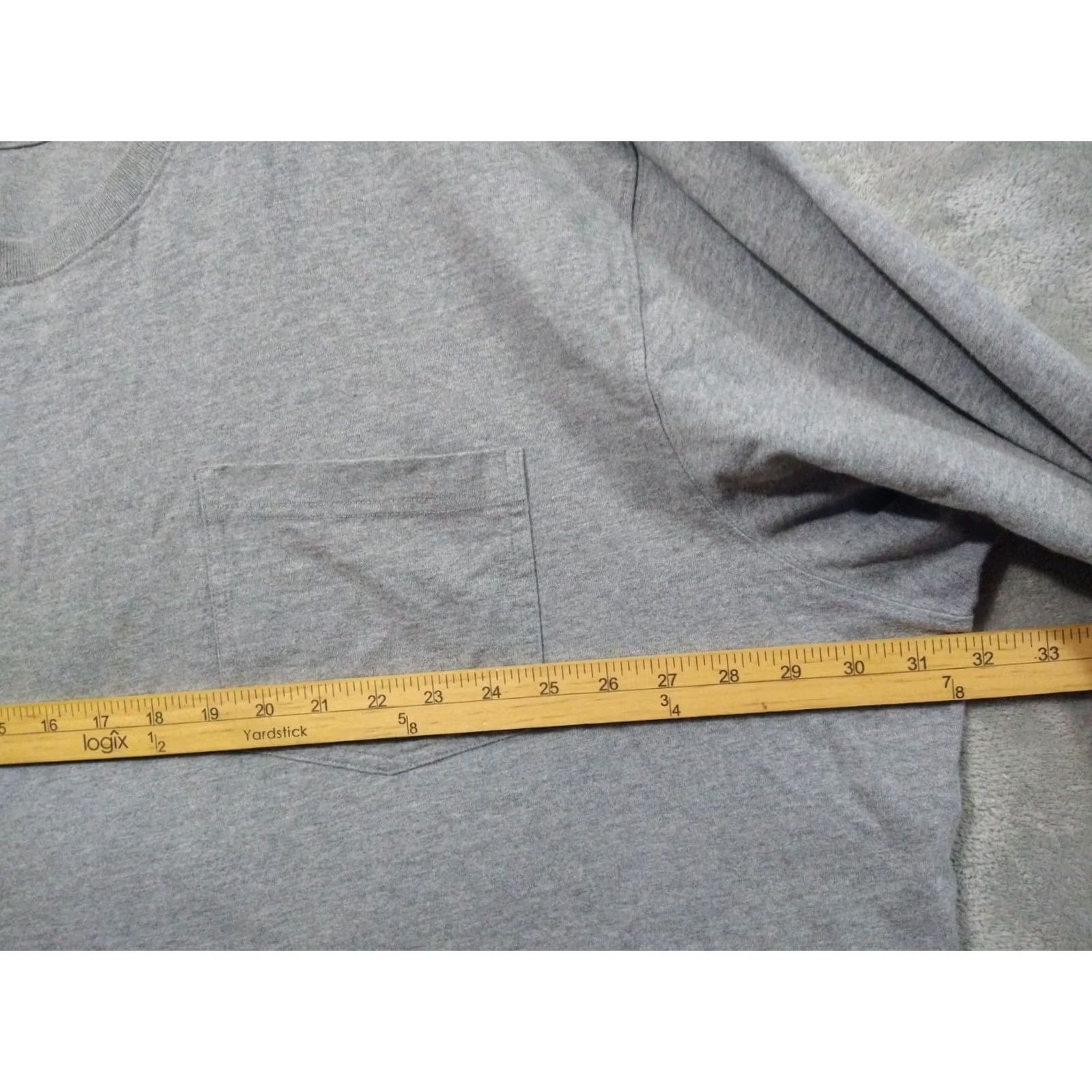 Duluth Trading Company Duluth Trading Shirt Mens 4XL Gray Long Sleeve Crew Relaxed Fit Longtail Tee Size US XXL / EU 58 / 5 - 4 Thumbnail