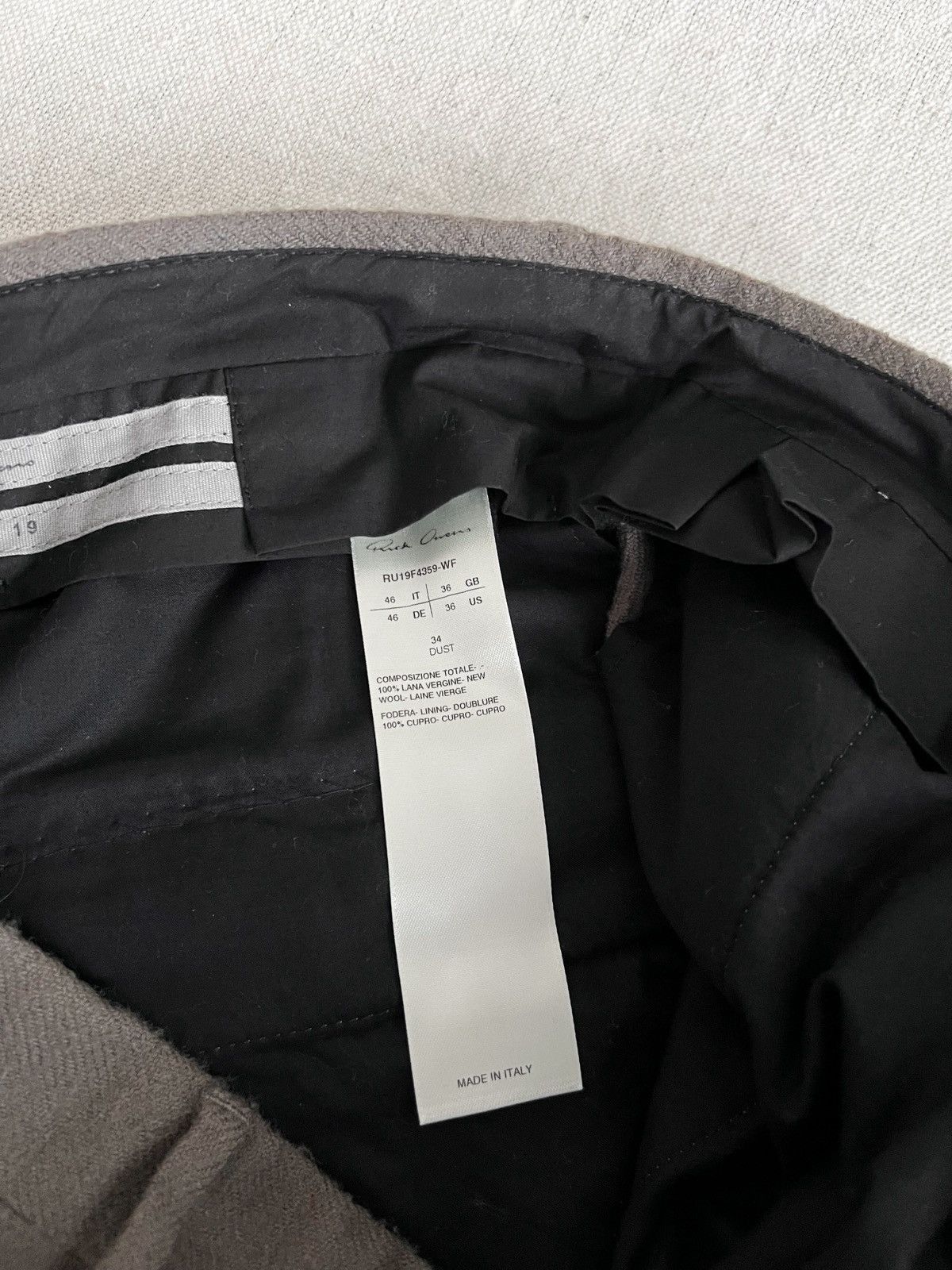 Rick Owens Rick Owens FW19 ‘LARRY’ RU19F4359-WF Crops Size US 30 / EU 46 - 5 Thumbnail