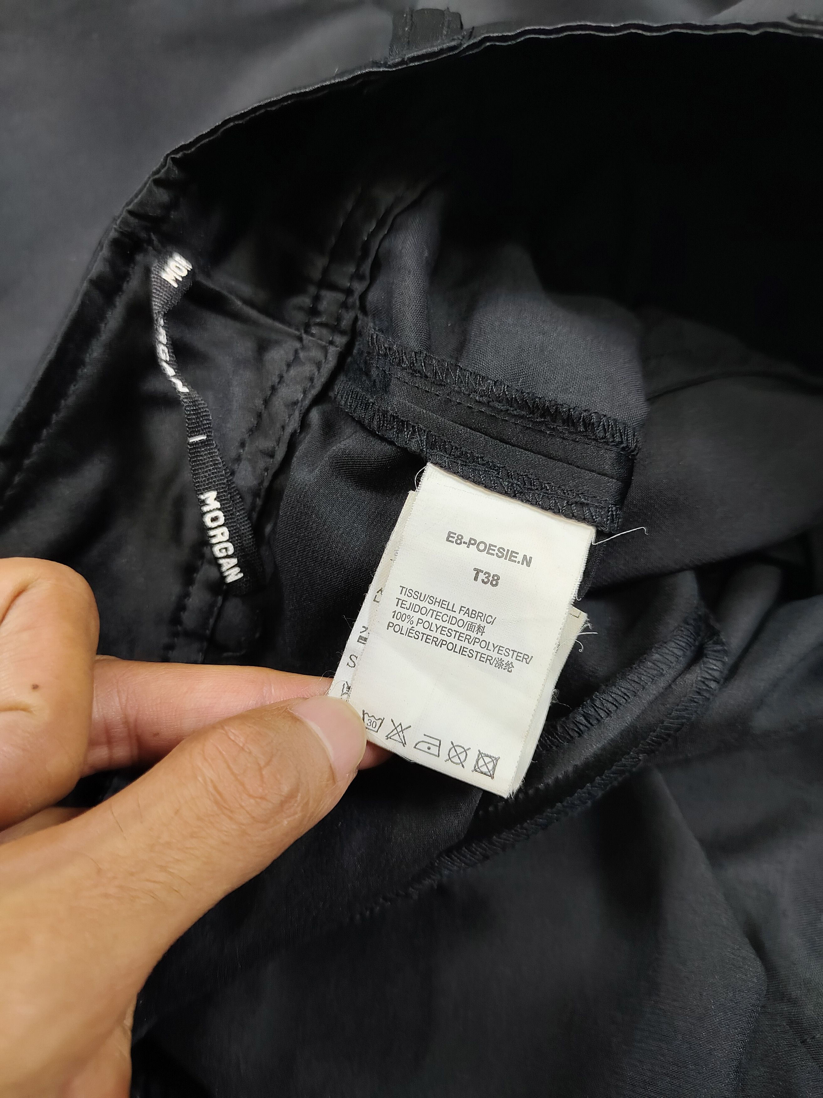 Morgan De Toi 2000s Morgan- Y2K Urban Utilitarian Flare Cargo Pants Size 31" - 8 Thumbnail