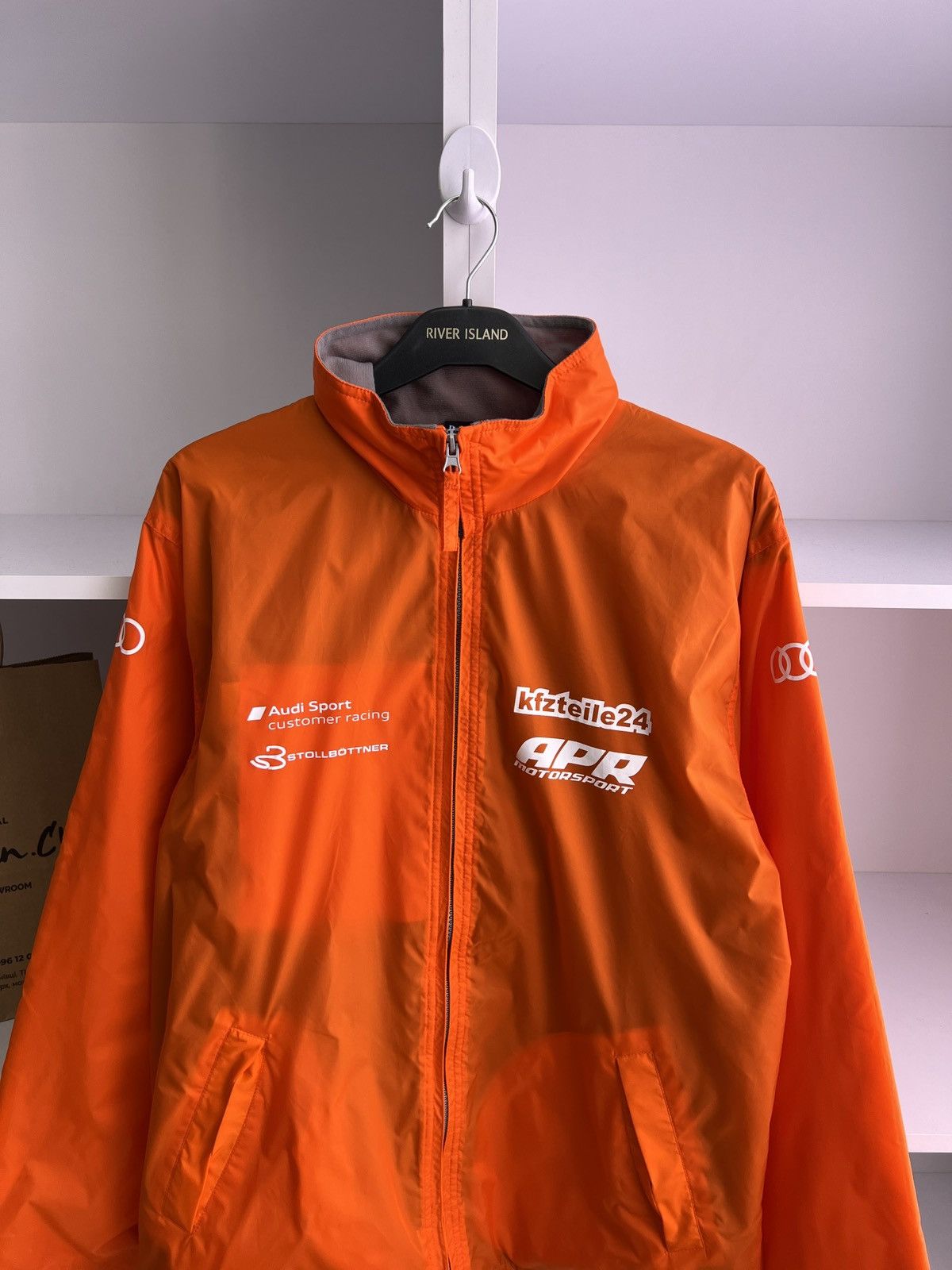 Audi × Vintage Vintage Audi Sport Light Orange Racing Jacket Size US L / EU 52-54 / 3 - 5 Thumbnail