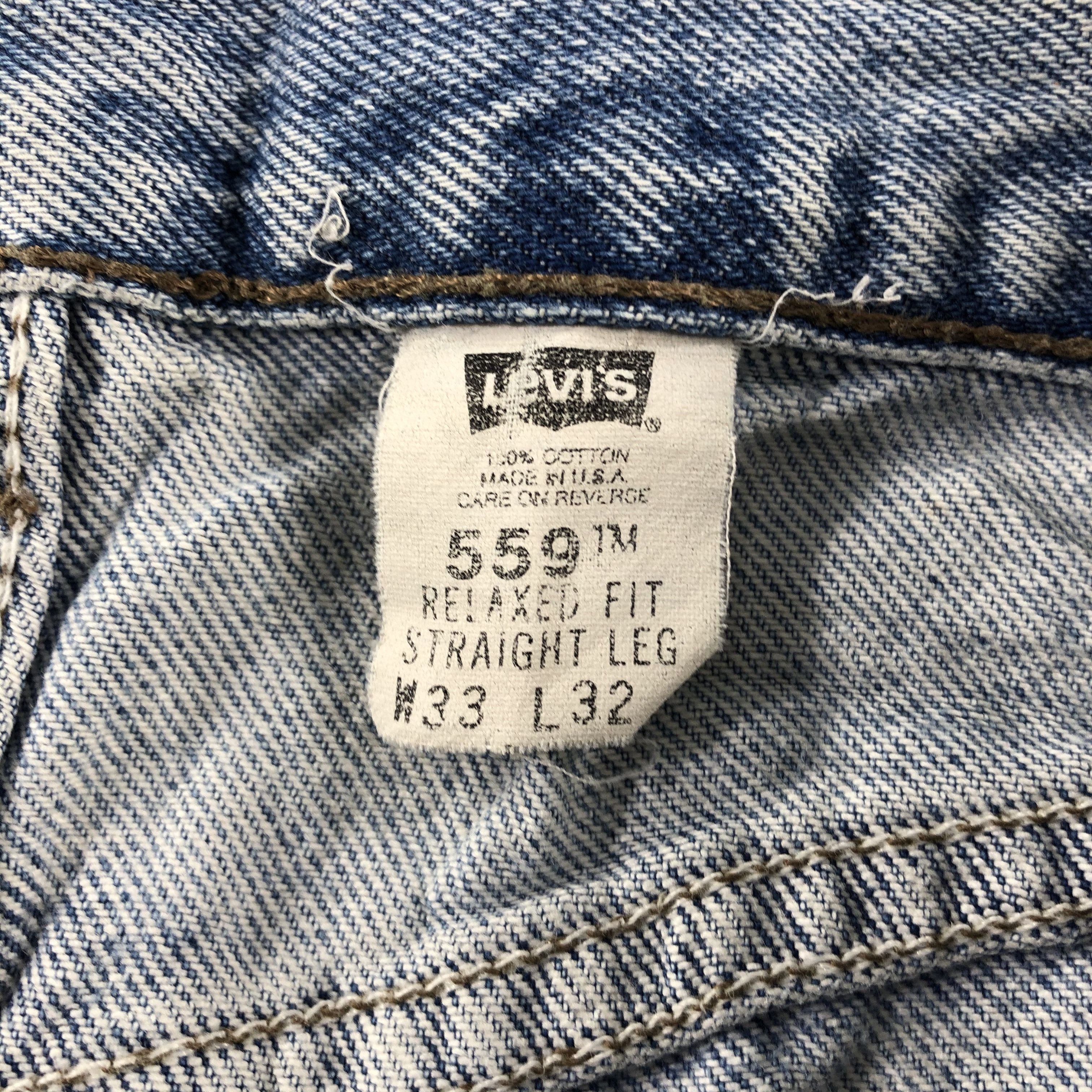 90s Vintage Blue Wash Levis 559 Jeans-J2534