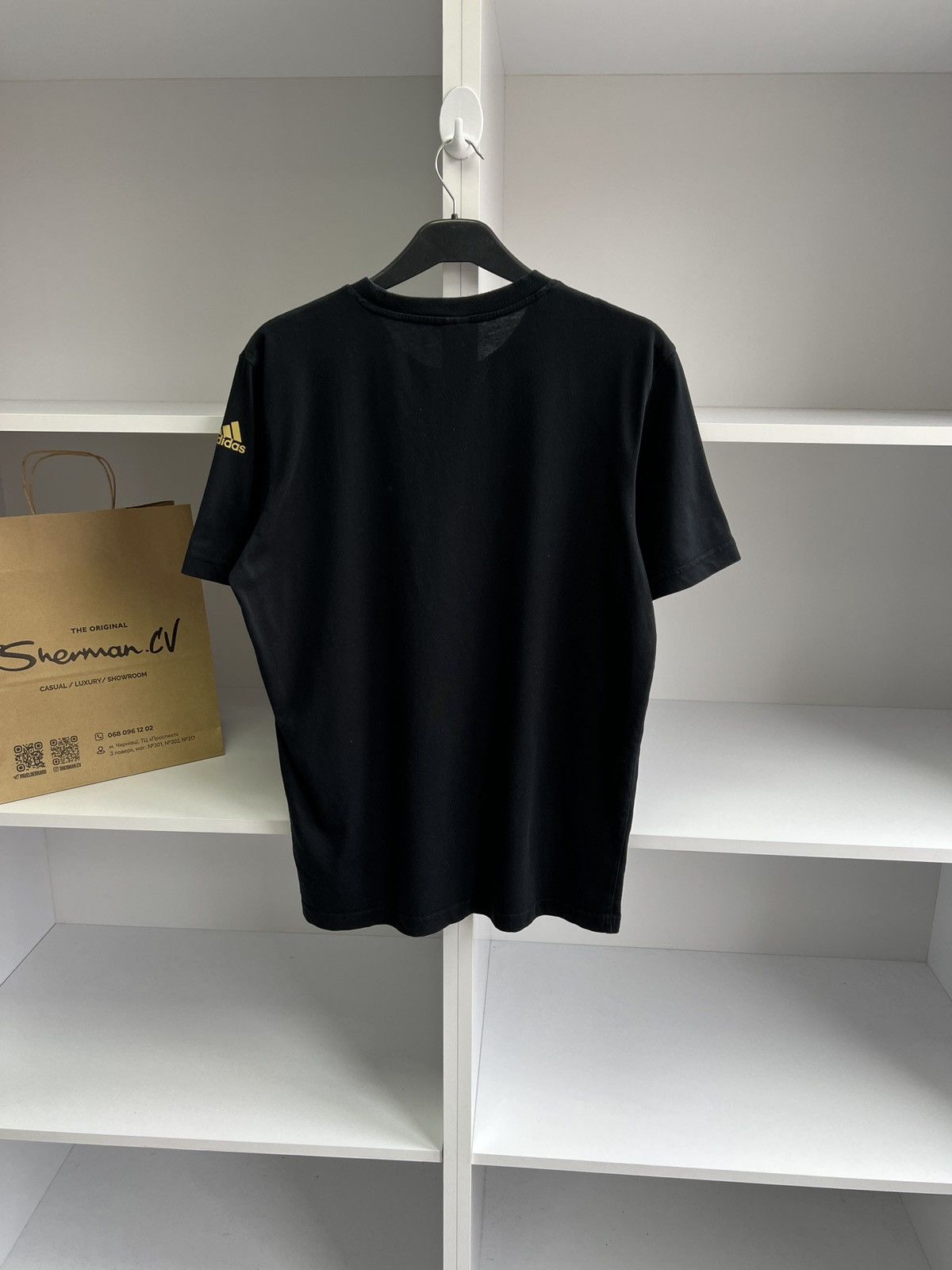 Adidas × Vintage Vintage Adidas Fifa World Cup Print Black T-Shirt Size US M / EU 48-50 / 2 - 11 Thumbnail