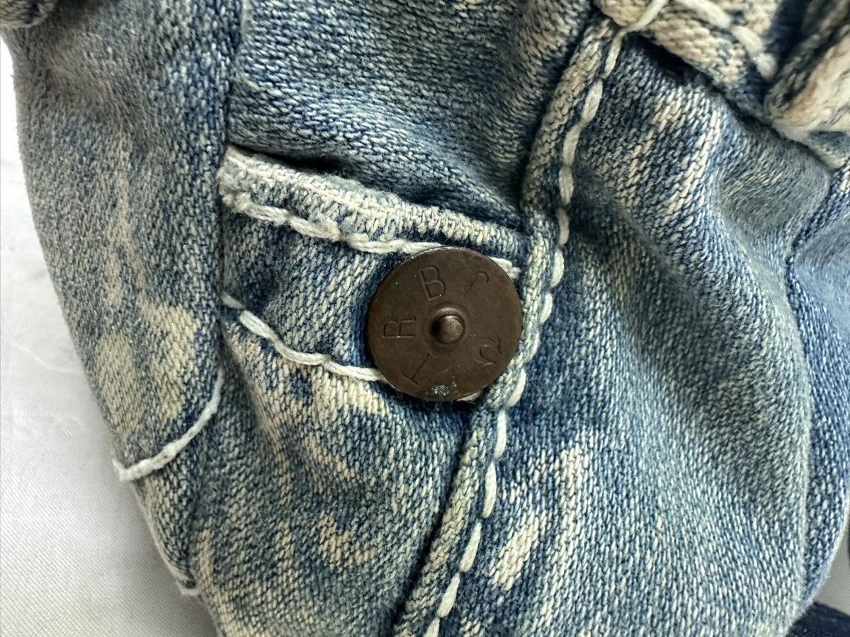 If Six Was Nine RARE ‼️ True Religion Patchwork Custom Made Denim Backpack Size ONE SIZE - 7 Thumbnail