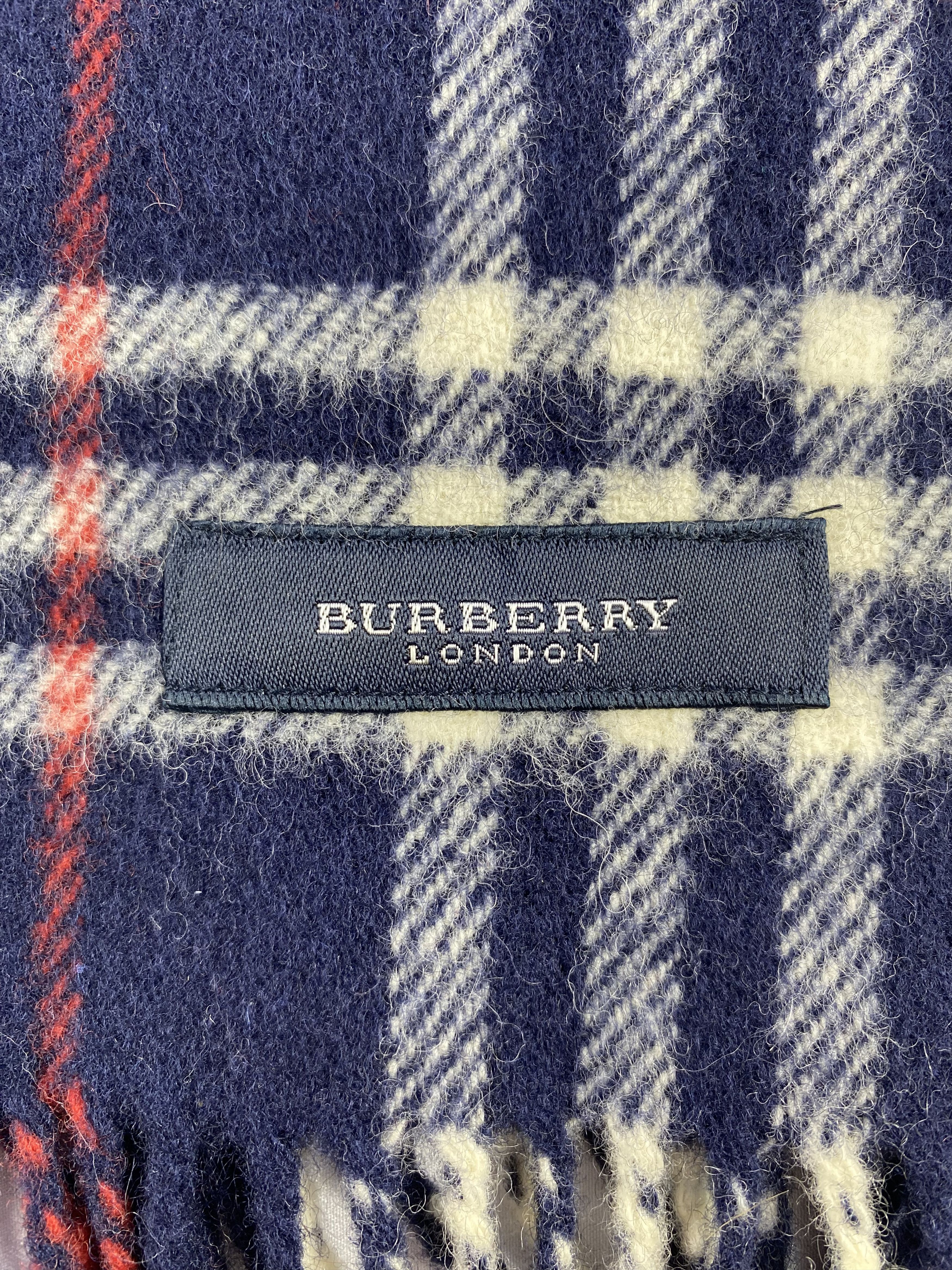 Burberry × Vintage Burberry Scarf / Muffler / Neckwear - WW1147 Size ONE SIZE - 4 Thumbnail
