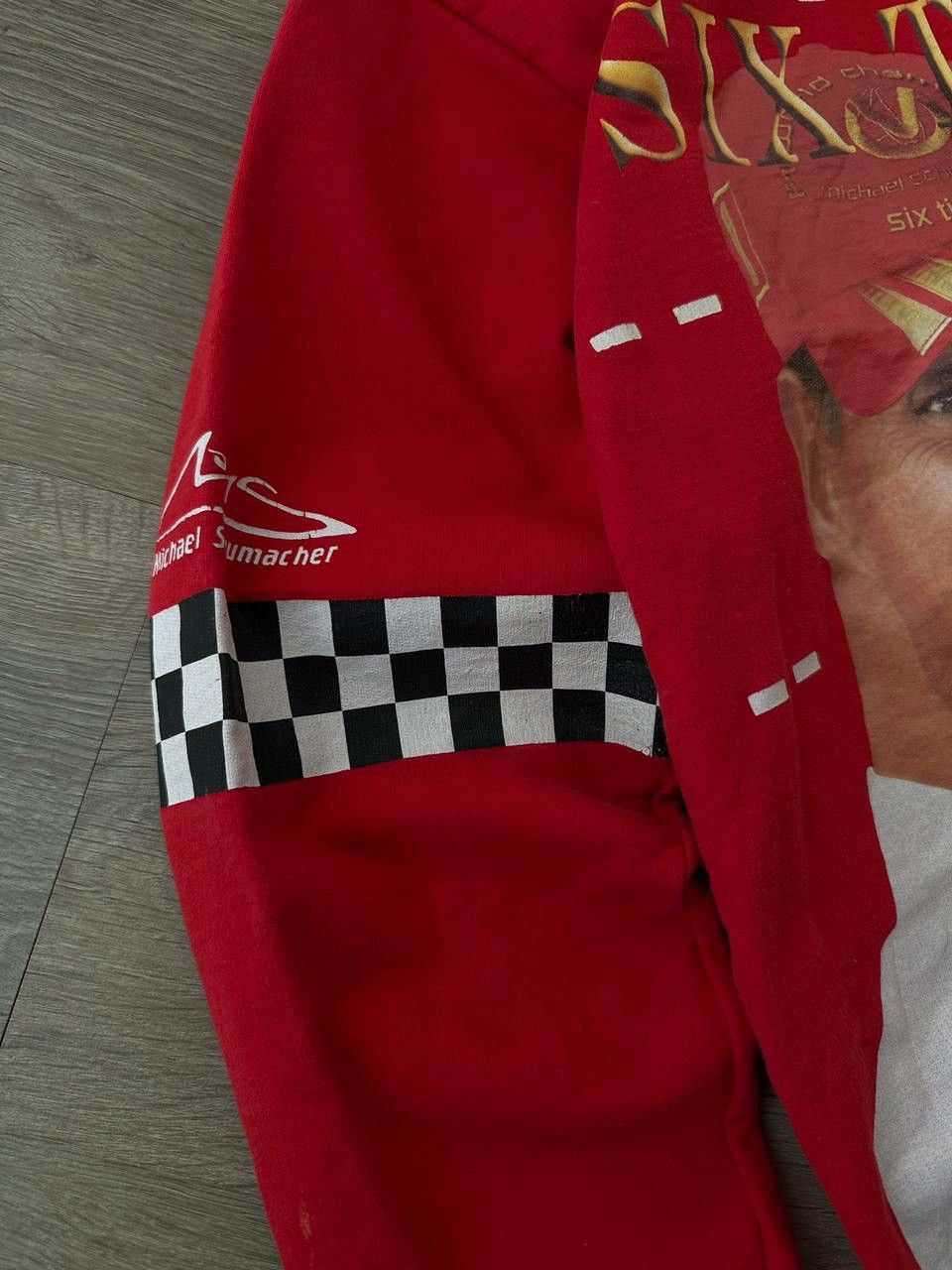 Formula 1 × Vintage Vintage Ferrari Michael Schumacher Racing Red Hoodie Size US M / EU 48-50 / 2 - 8 Thumbnail
