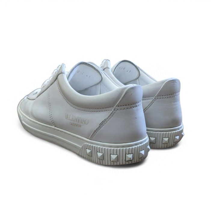 Valentino VALENTINO GARAVANI Low Leather Sneakers Trainers Size US 8 / EU 41 - 14 Thumbnail
