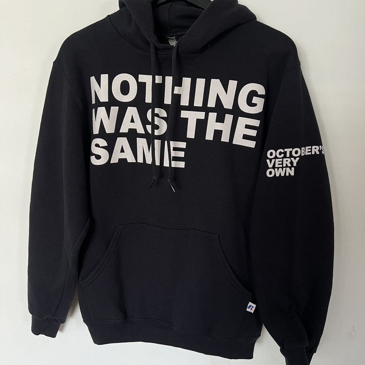 image of Octobers Very Own Nothing Was The Same Promo Hoodie in Black, Men's (Size Small)