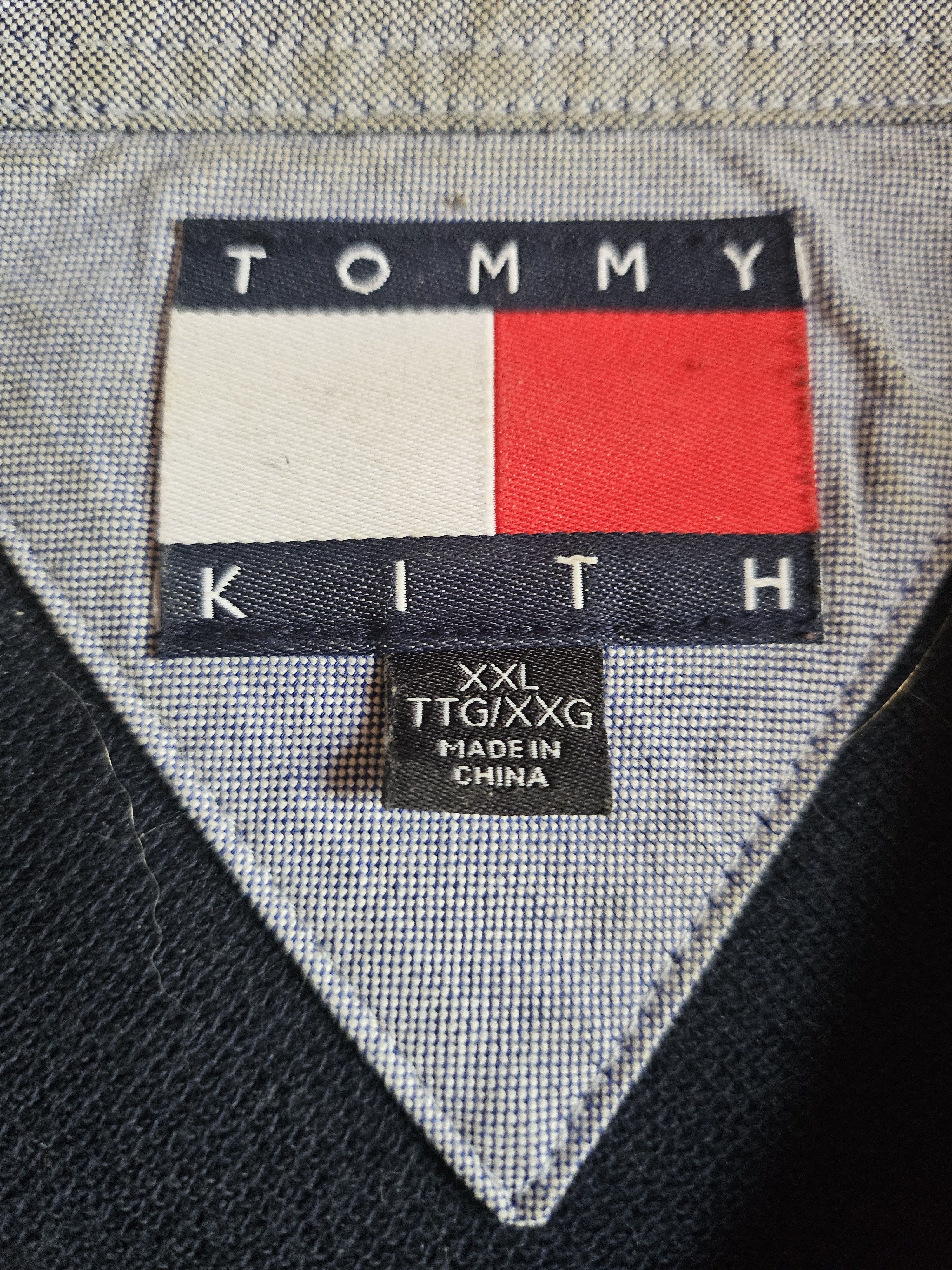 Kith × Tommy Hilfiger Kith x Tommy Hilfiger Navy Flag Polo Size US XXL / EU 58 / 5 - 2 Thumbnail